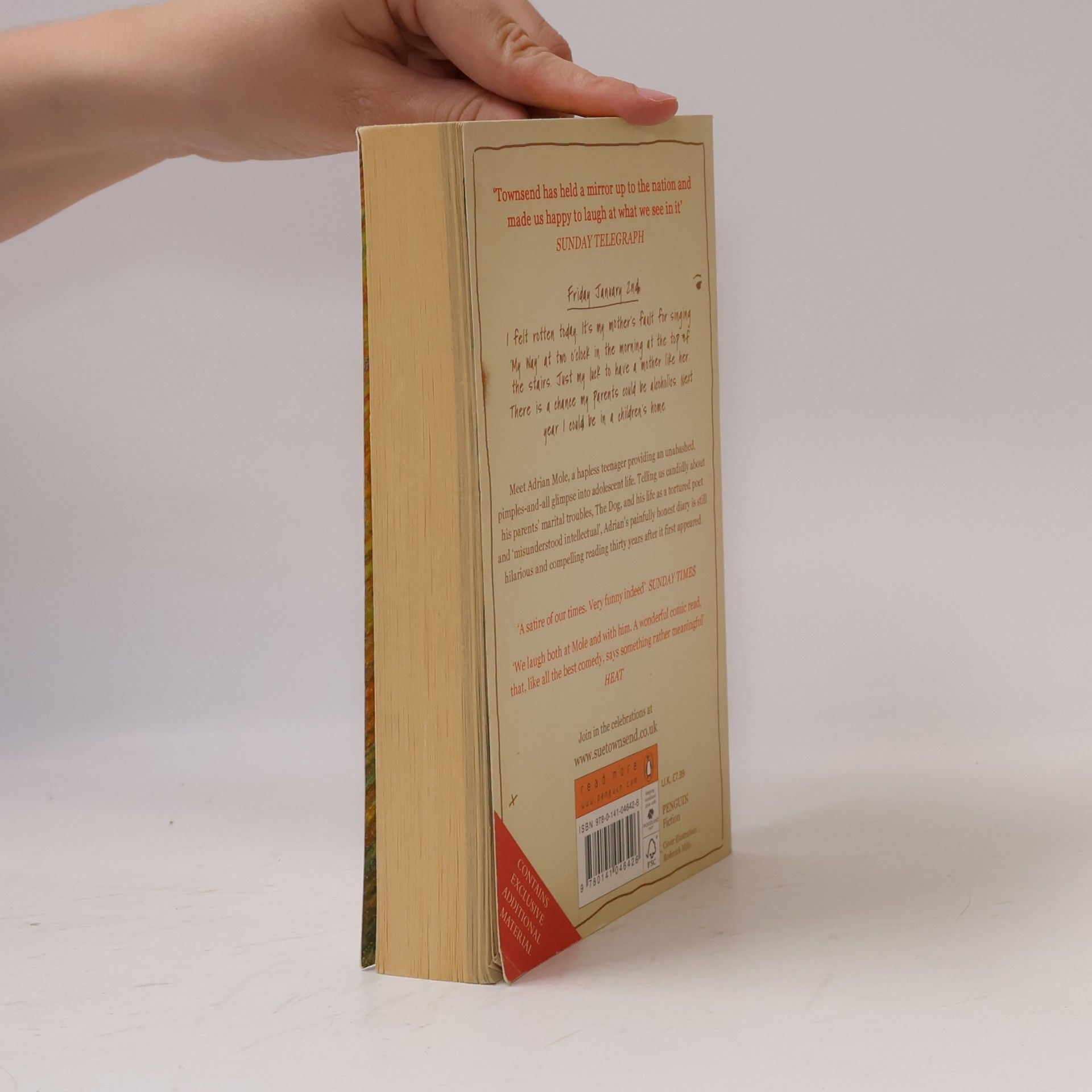 Sue Townsend The secret diary of Adrian Mole aged 13 3/4