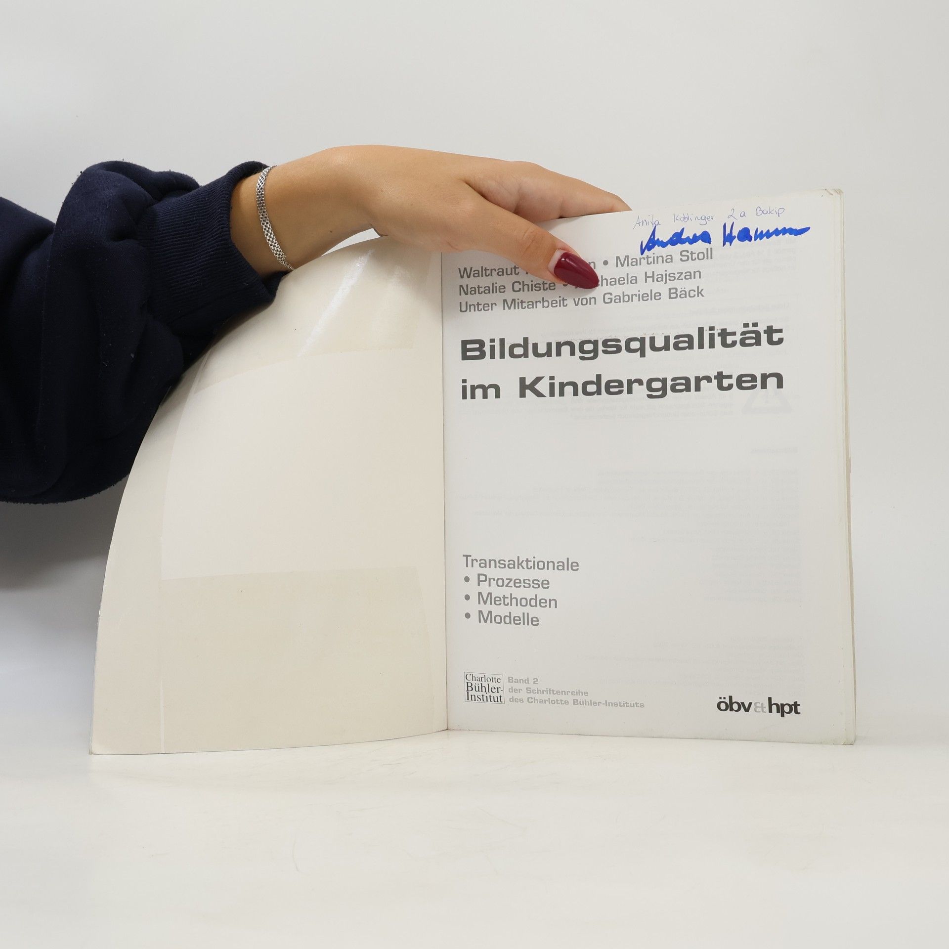 Waltraut Hartmann Bildungsqualität im Kindergarten