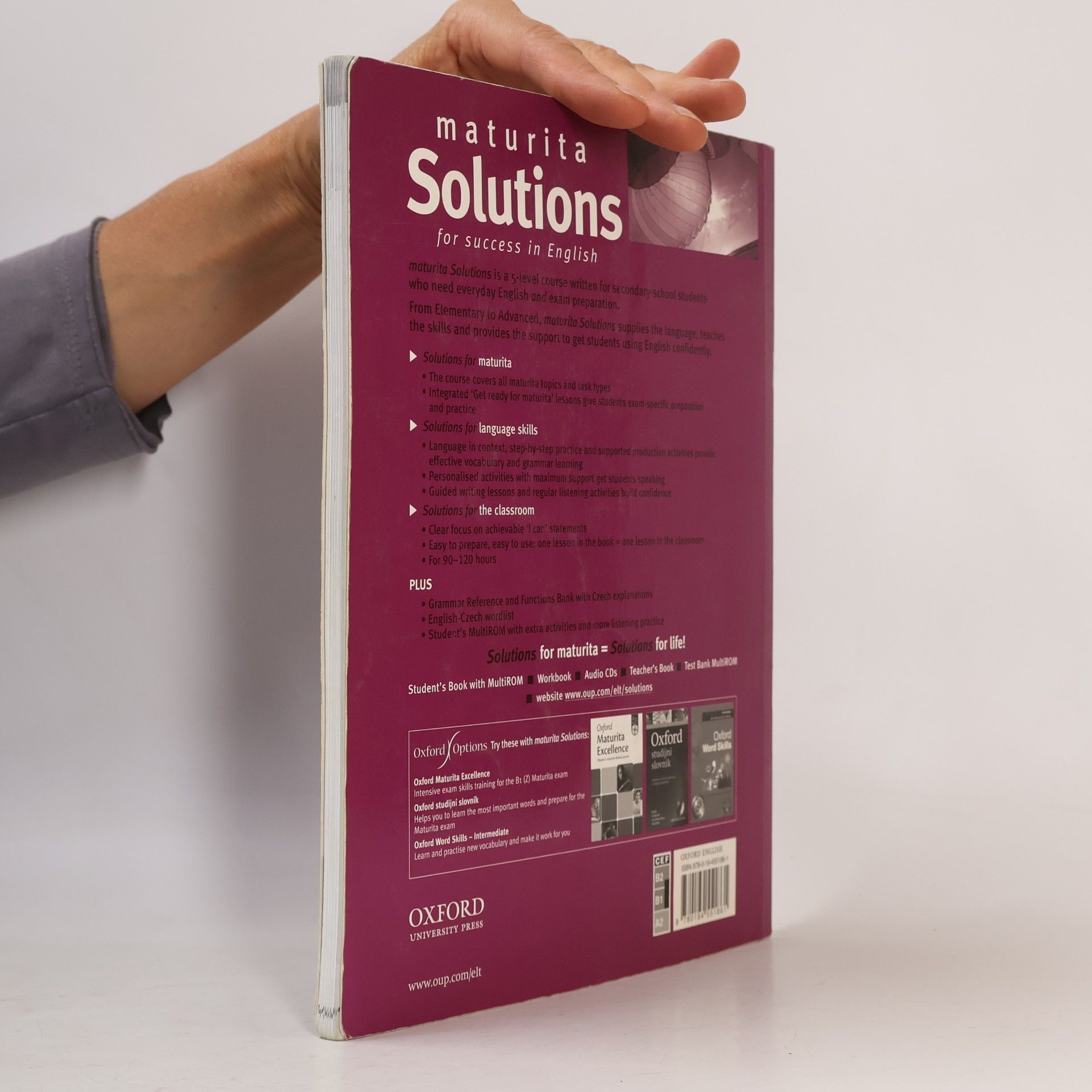 Jane Hudson Maturita Solutions. Intermediate Workbook