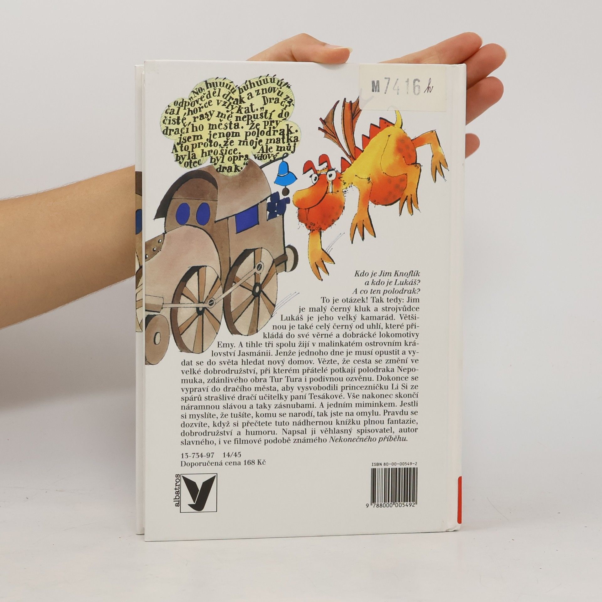 Michael Ende Jim Knoflík, Lukáš a lokomotiva Ema