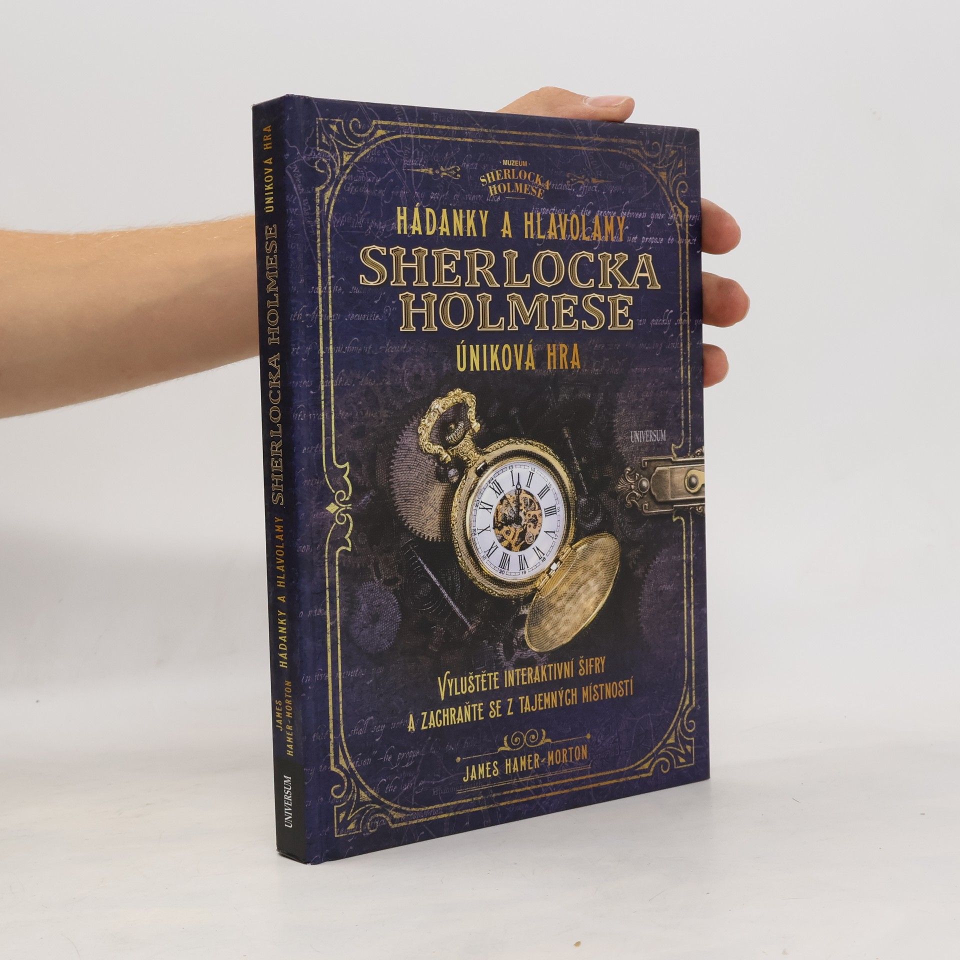 James Hamer-Morton Hádanky a hlavolamy Sherlocka Holmese – úniková hra