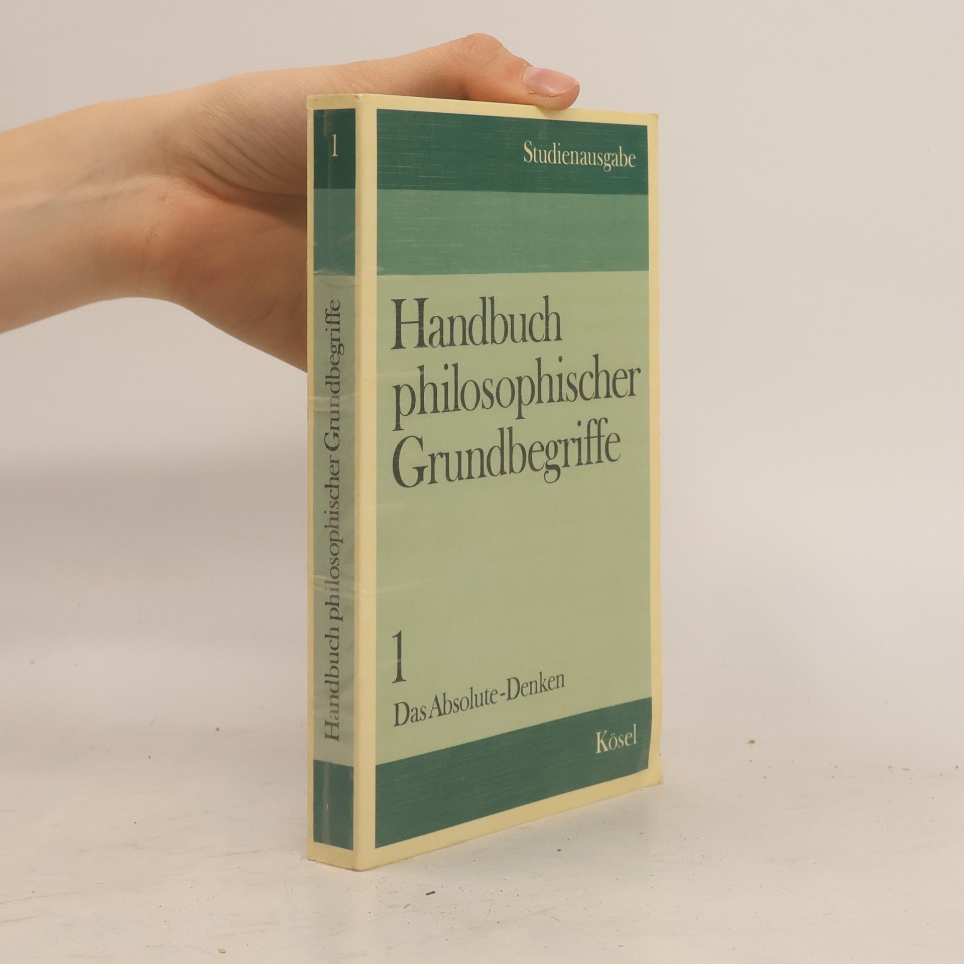 Christoph Wild Handbuch philosophischer Grundbegriffe 1