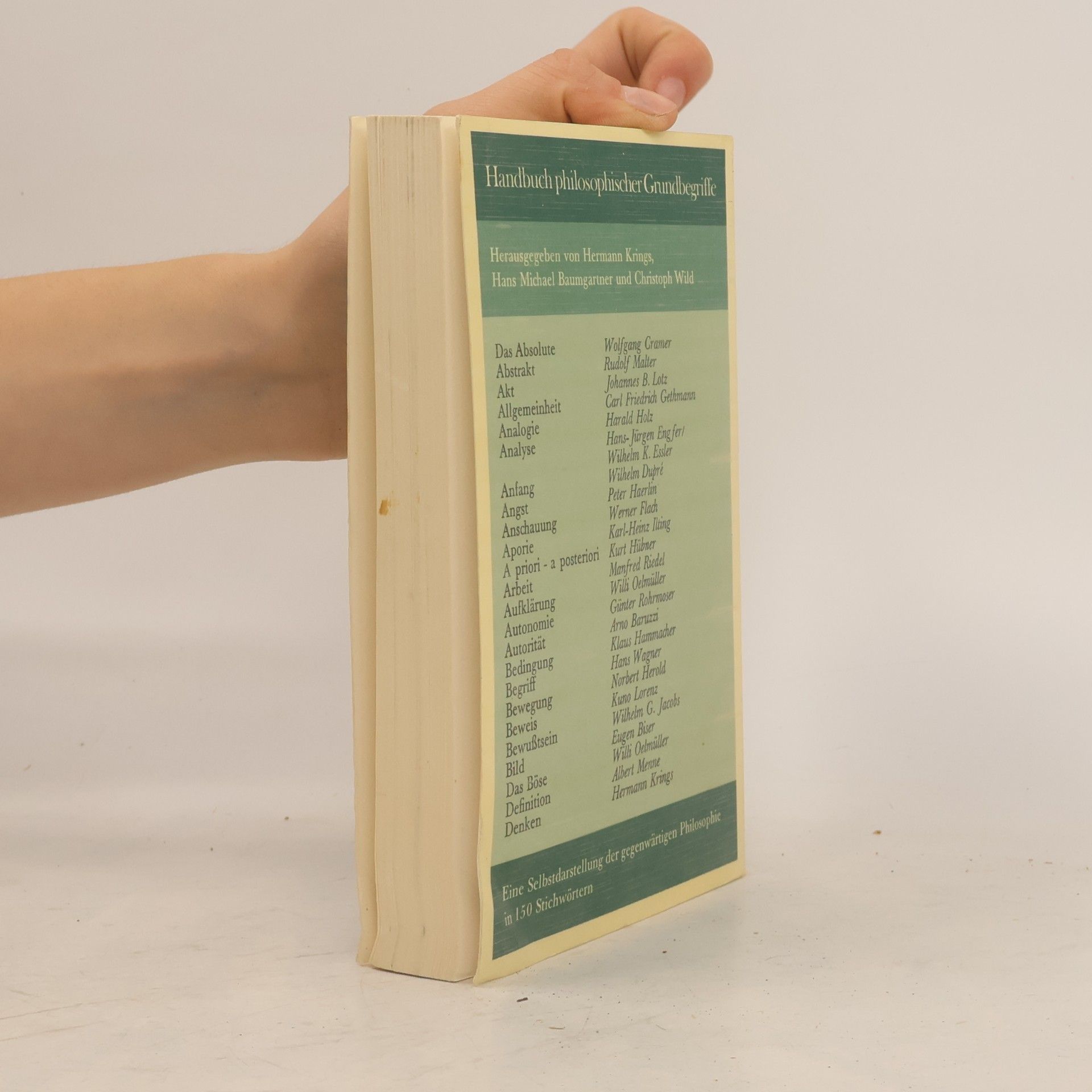 Hermann Krings Handbuch philosophischer Grundbegriffe 1
