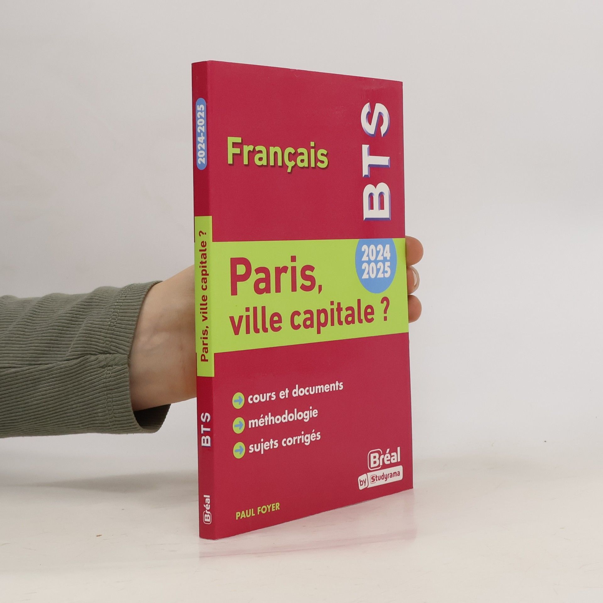 Foyer, Paul Paris, ville capitale ? Thème de BTS français 2024-2025