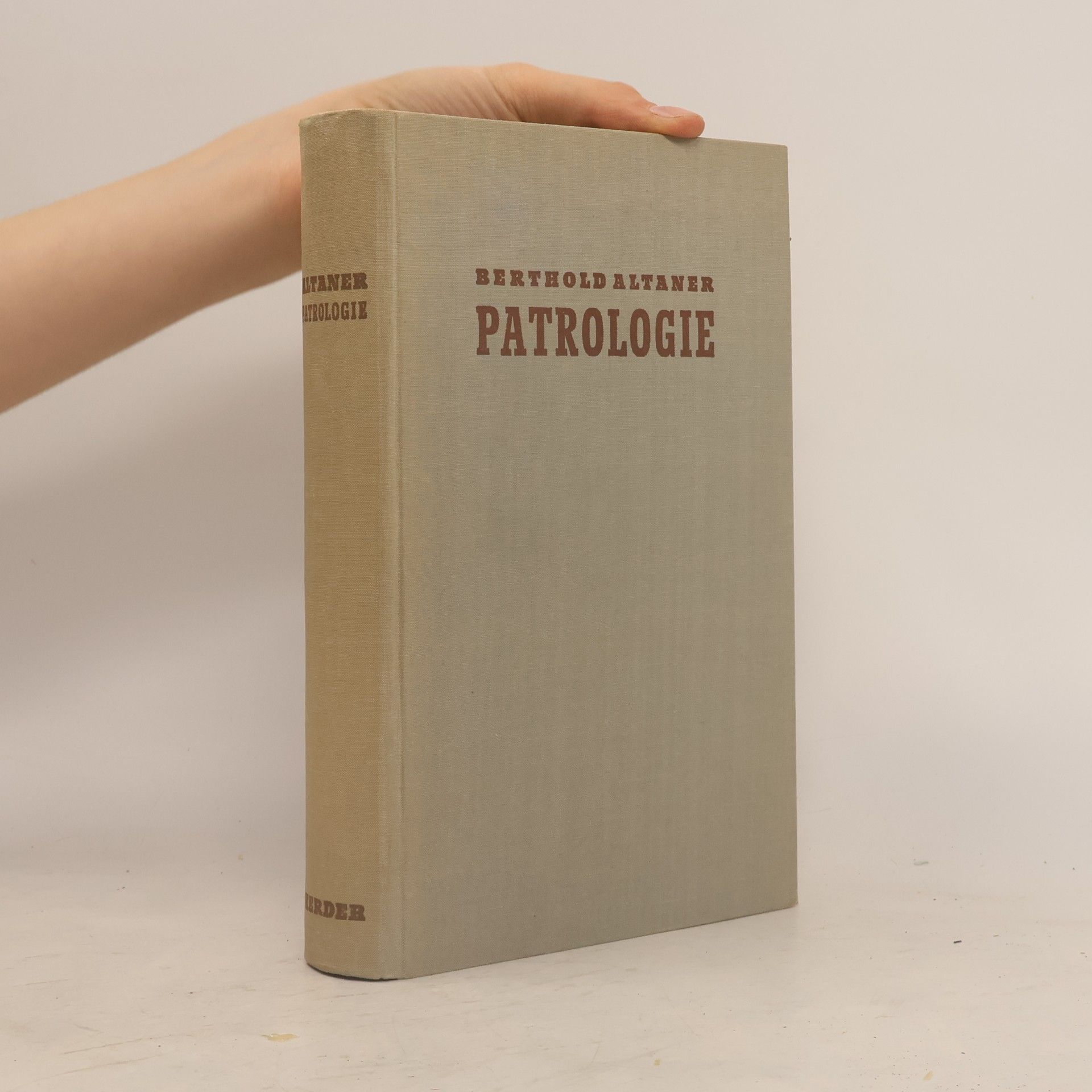 Berthold Altaner Patrologie