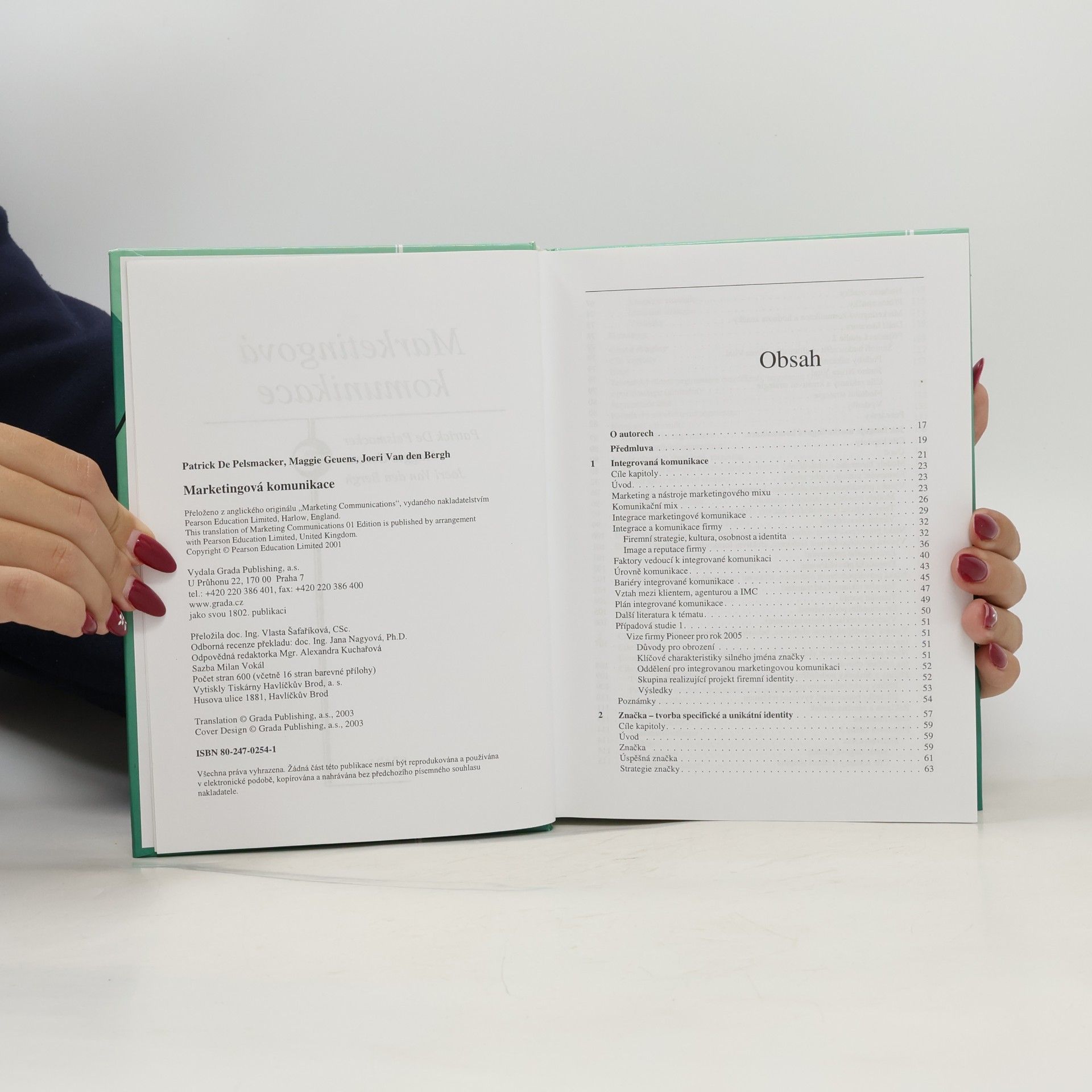 Patrick de Pelsmacker Marketingová komunikace