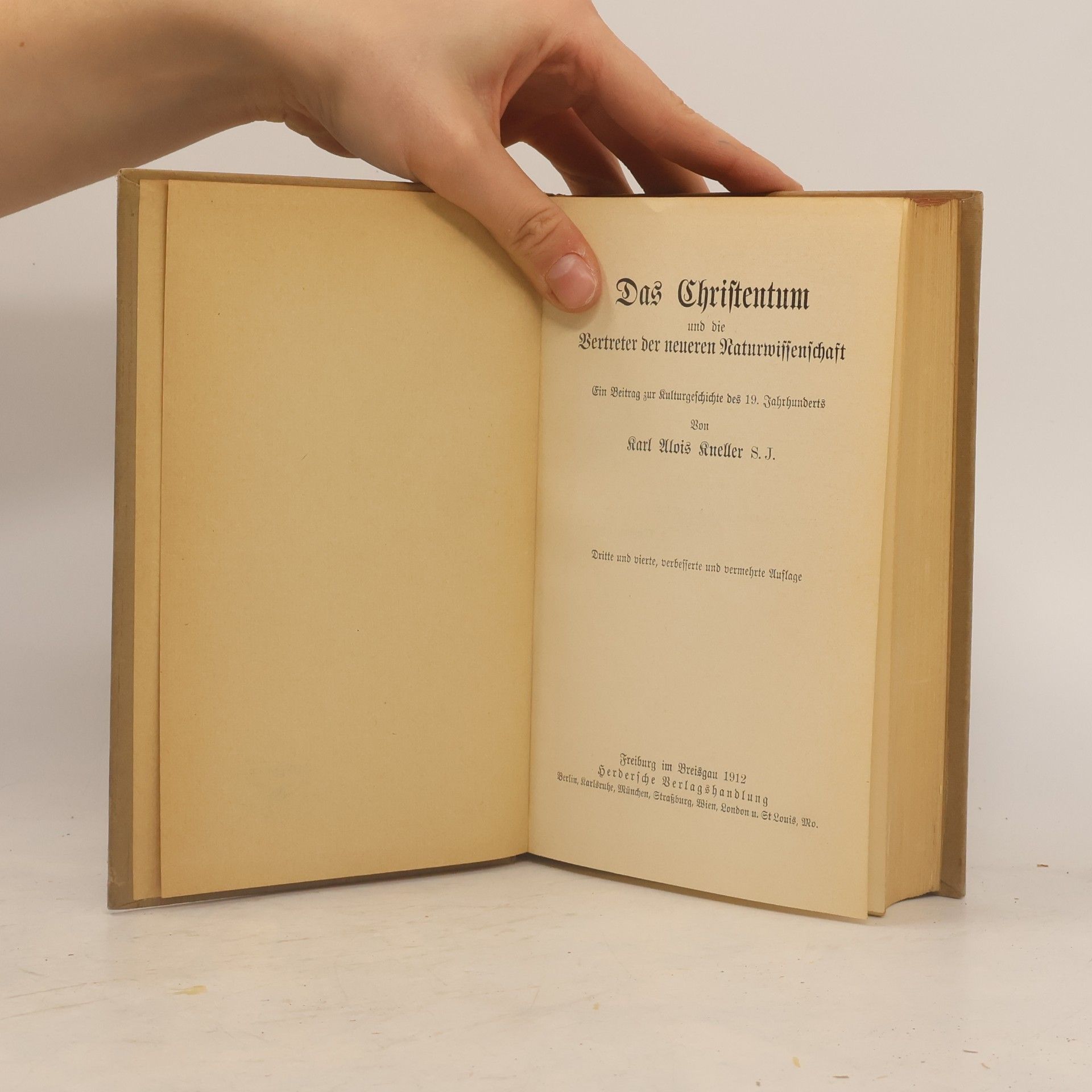 Karl Alois Kneller Das Christentum und die Vertreter der neueren Naturwissenschaft