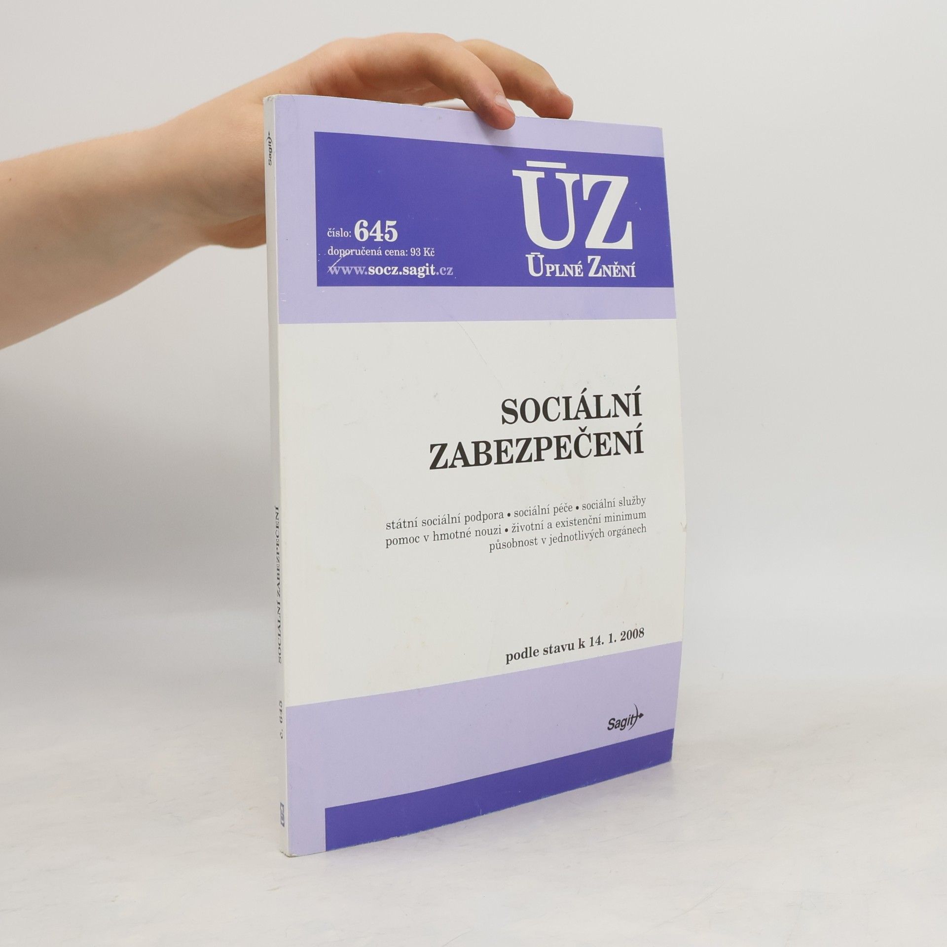 Autorenkollektiv ÚZ č. 645 Sociální zabezpečení