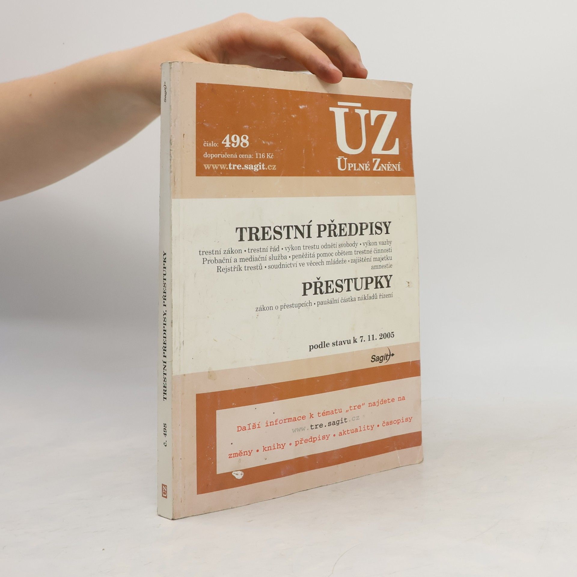 Kolektiv autorů Trestní předpisy ; Přestupky : podle stavu k 7.11. 2005