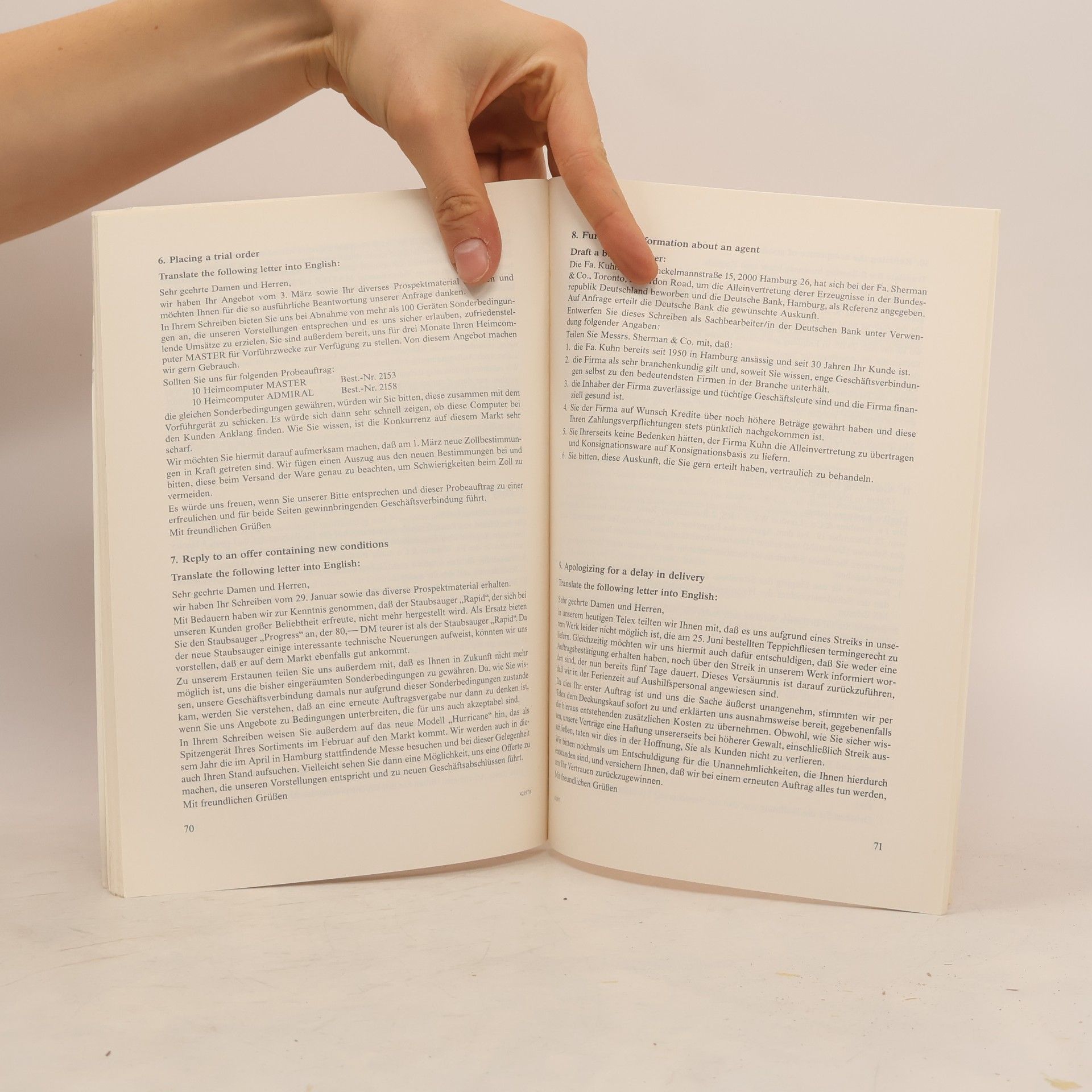 Einführung in die englische Handelskorrespondenz