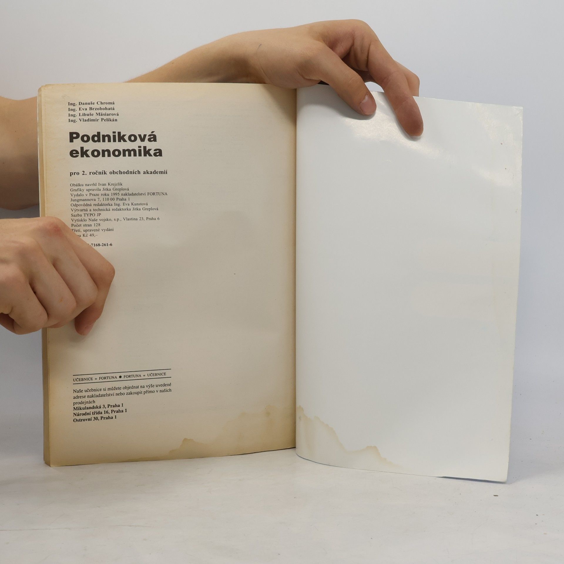 Kolektiv autorů Podniková ekonomika pro 2. ročník obchodních akademií