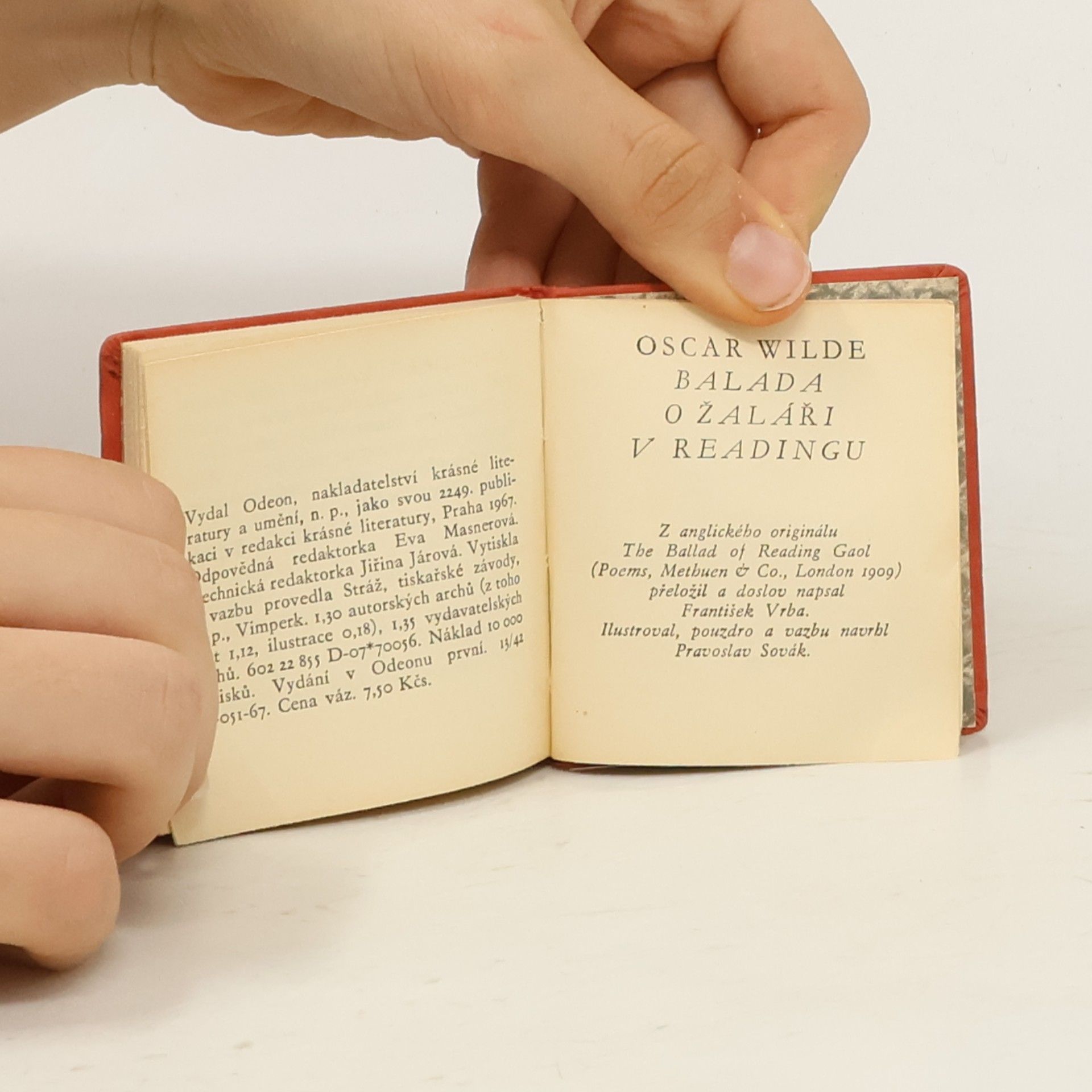 Oscar Wilde Balada o žaláři v Readingu