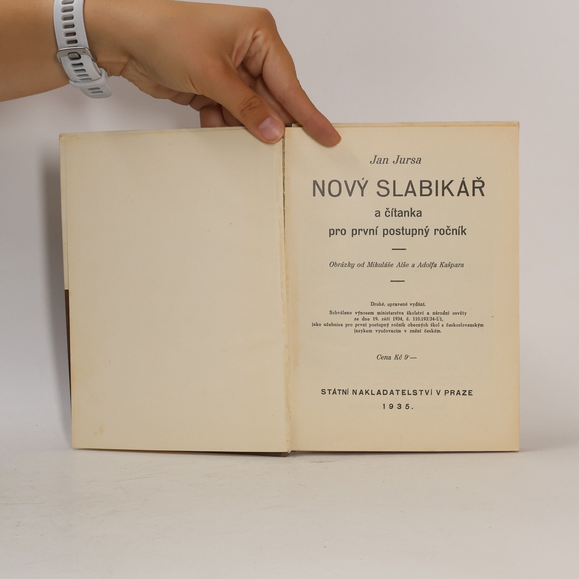 Jan Jursa Nový slabikář a čítanka