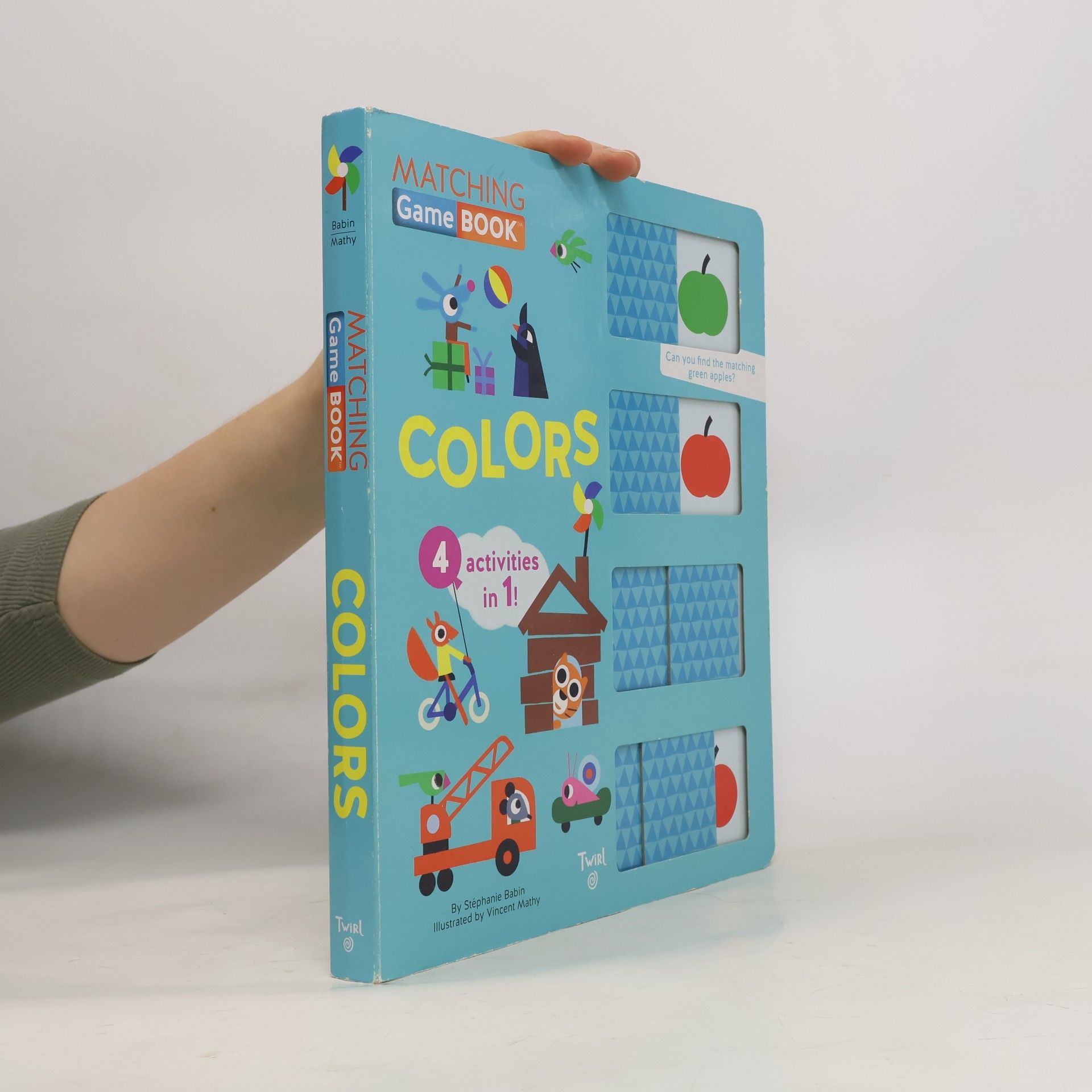 Vincent Mathy Matching Game Book. Colors