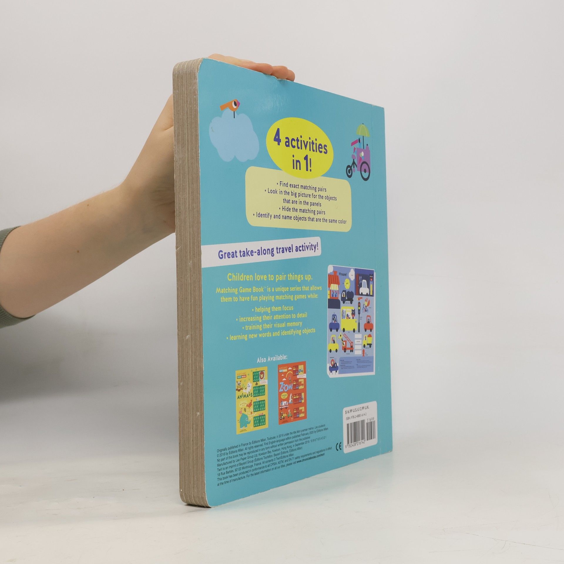 Stéphanie Babin Matching Game Book. Colors