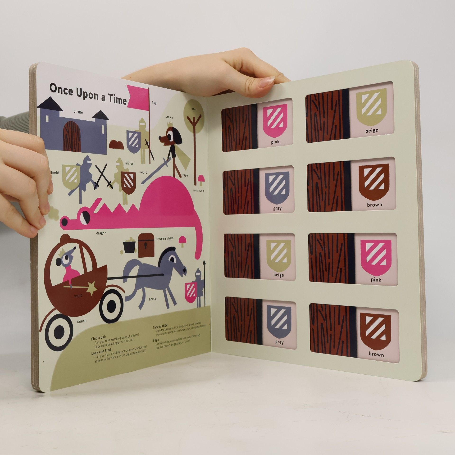 Stéphanie Babin Matching Game Book. Colors