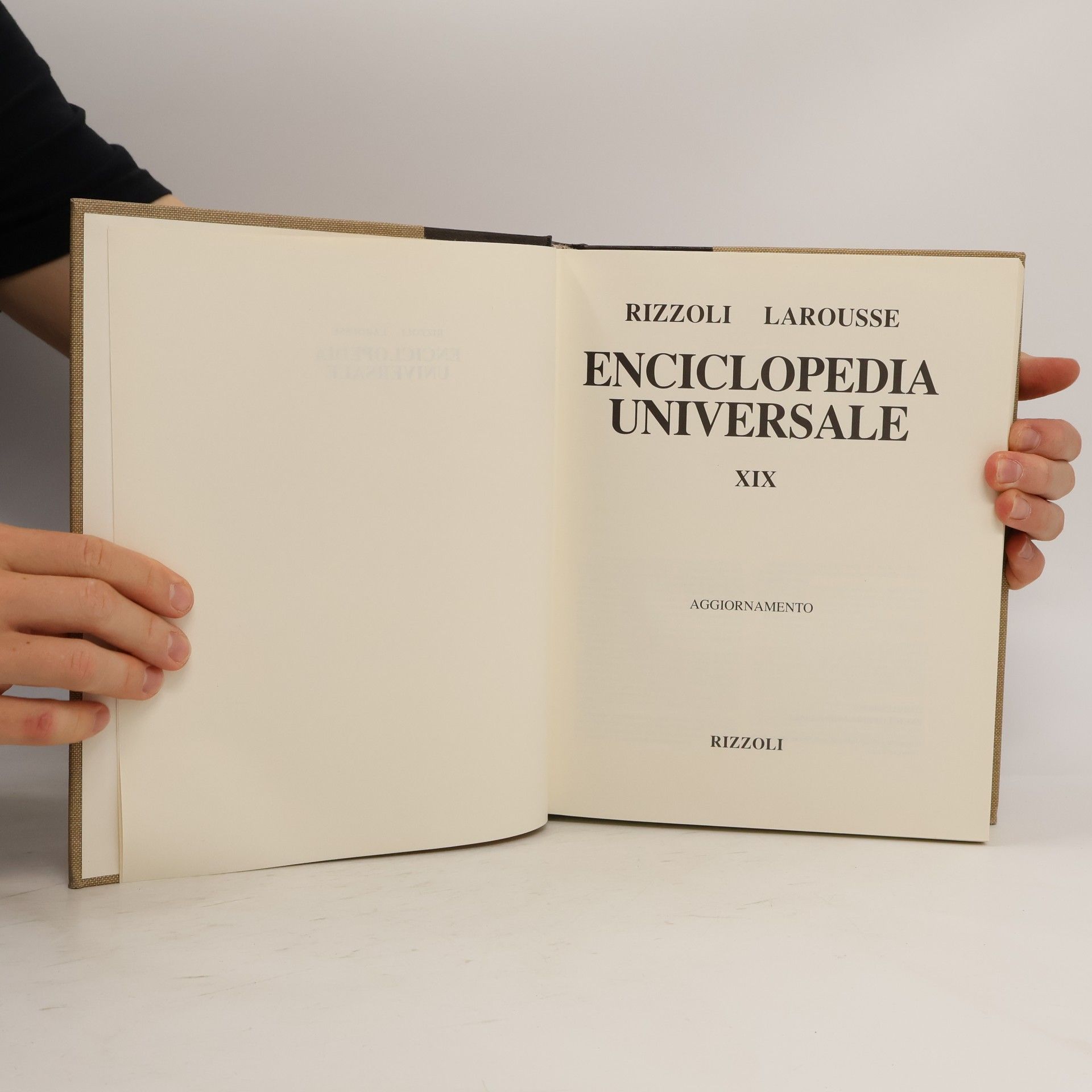 AA.VV. Rizzoli, Larousse. Enciclopedia universale XIX