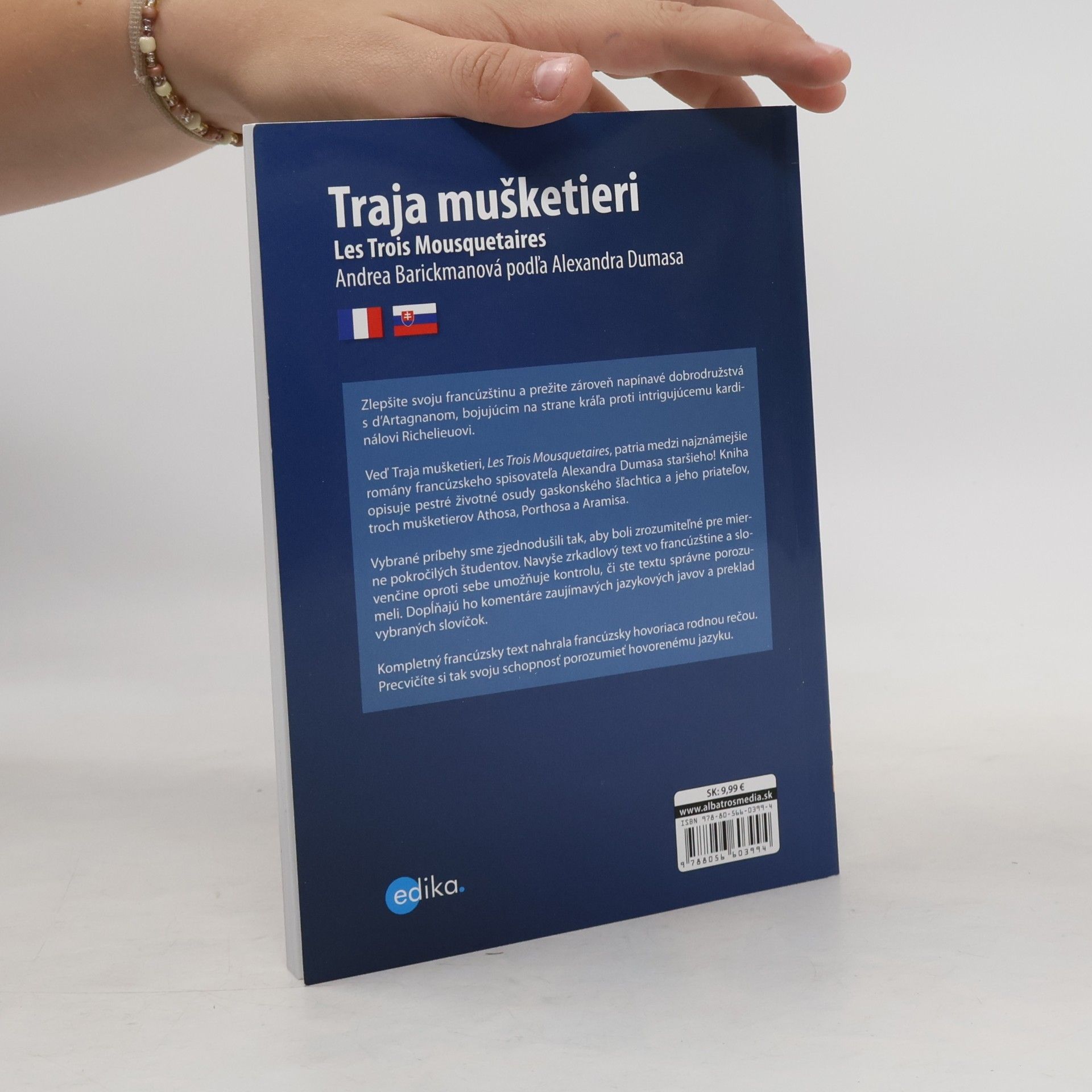 kolektiv Traja mušketieri. Les Trois Mousquetaires (slovensky, francouzsky)
