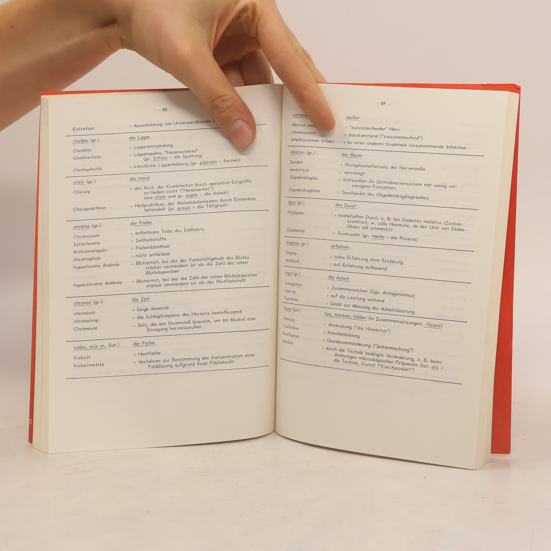 Kursus der medizinischen Terminologie