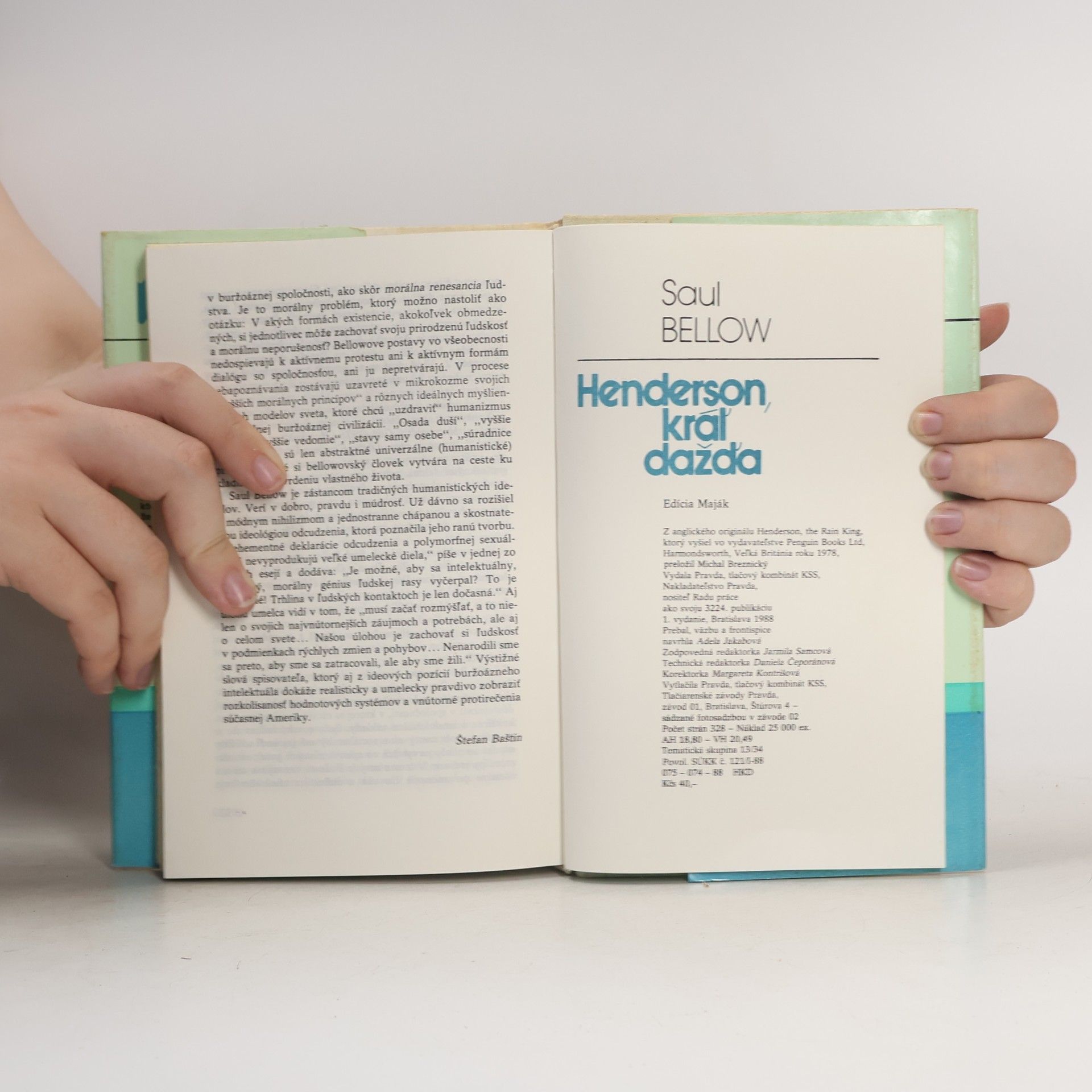 Saul Bellow Henderson, kráľ dažďa
