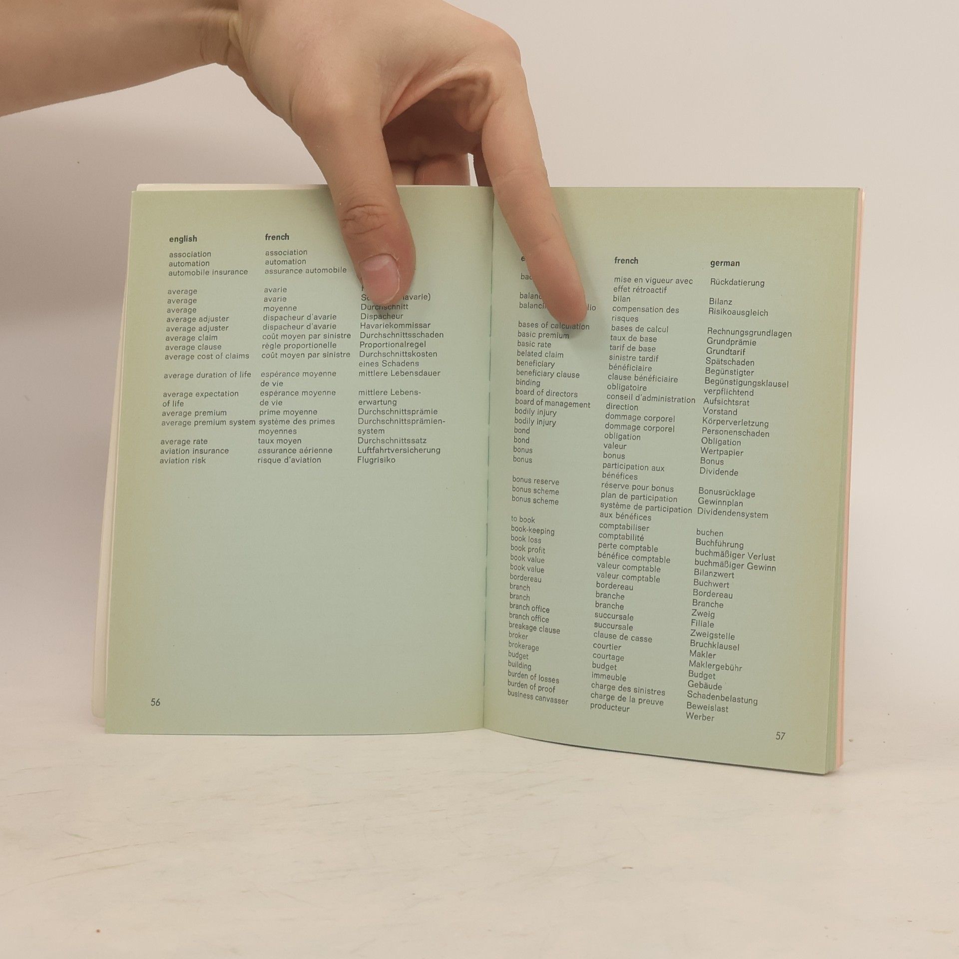 Autorenkollektiv Versicherungswörterbuch / Insurance Dictionary / Dictionnaire d’Assurance