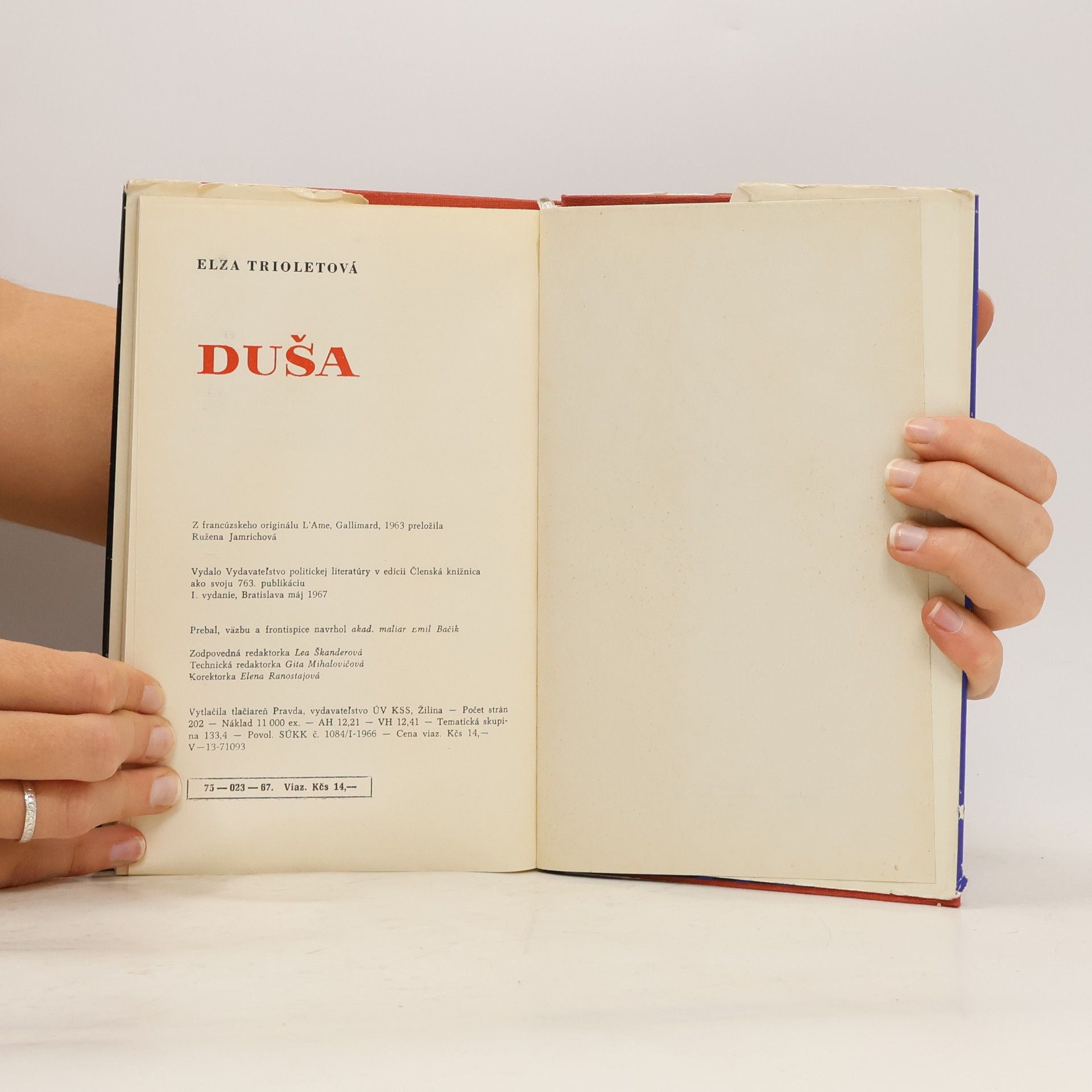 Elza Trioletová Duša