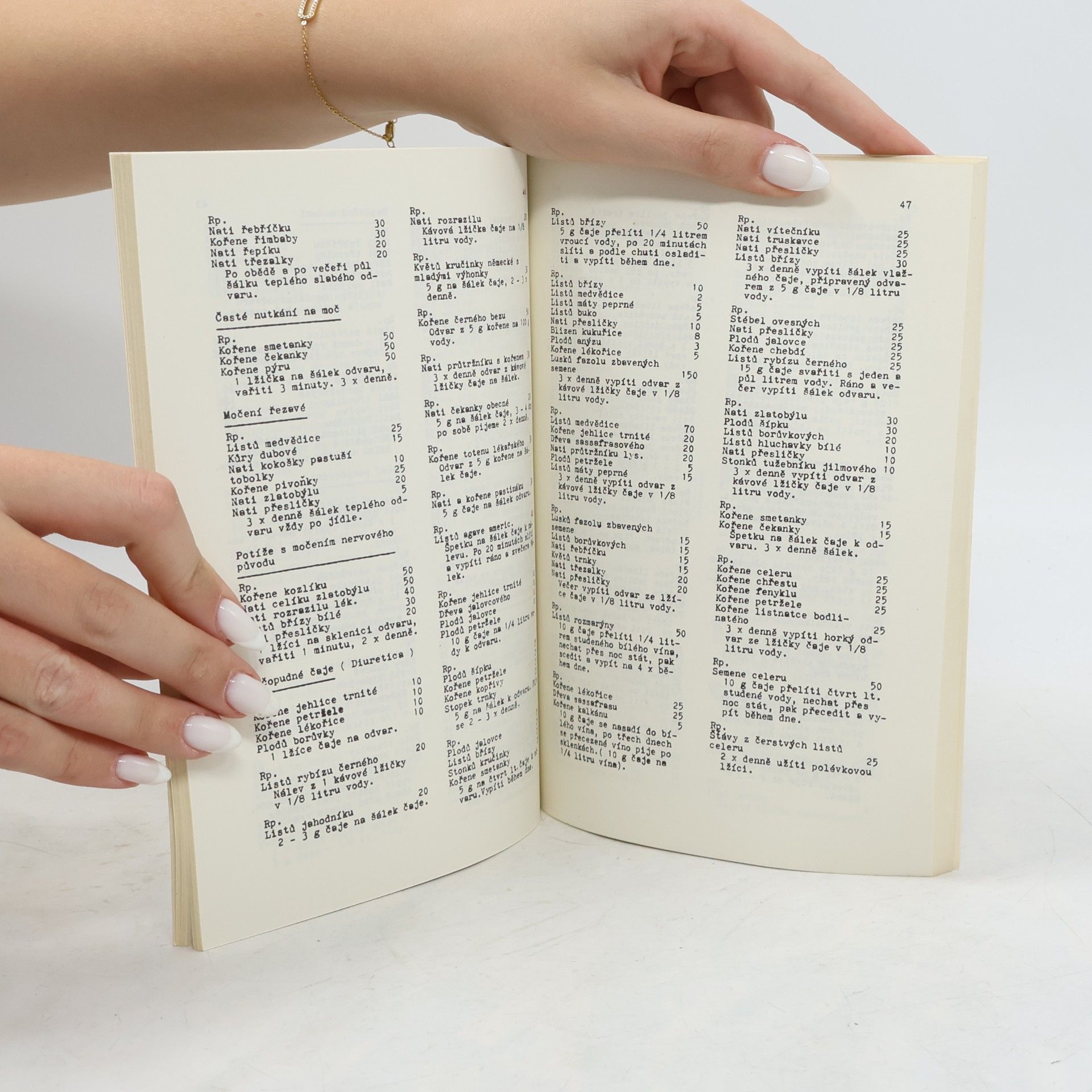 Collectif d'auteurs Receptář léčivých čajů