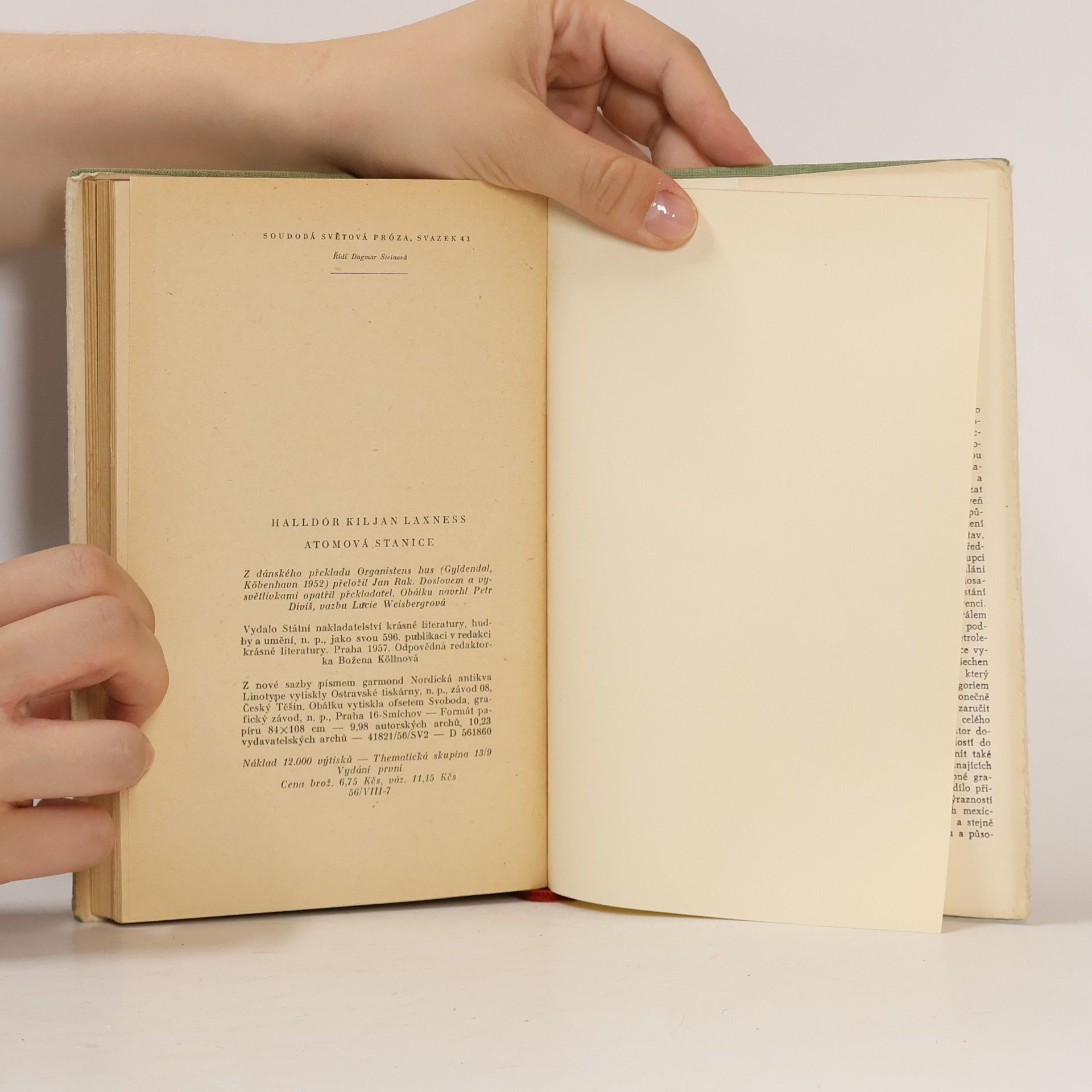 Halldór Kiljan Laxness Atomová stanice