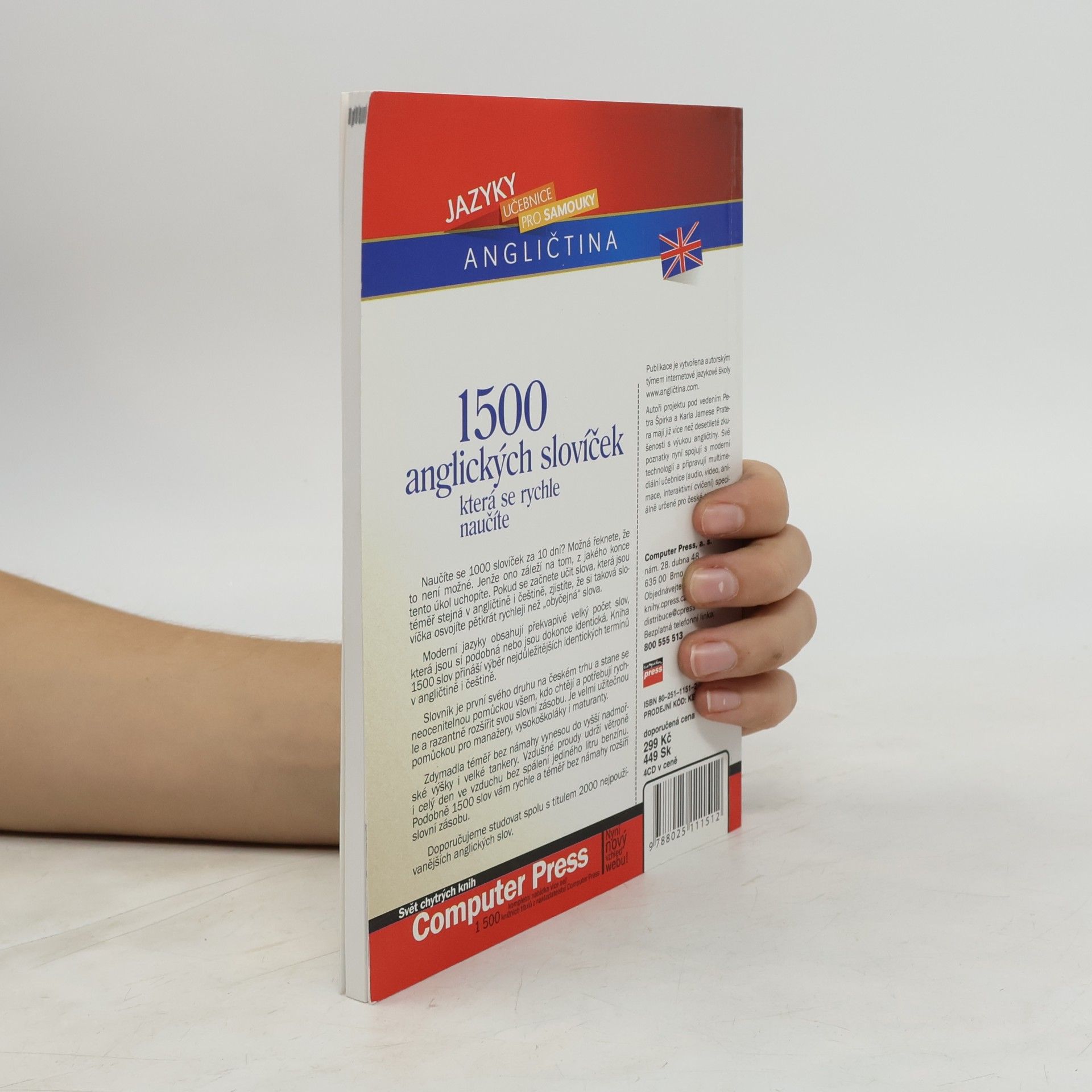 Autorenkollektiv 1500 anglických slovíček, která se rychle naučíte