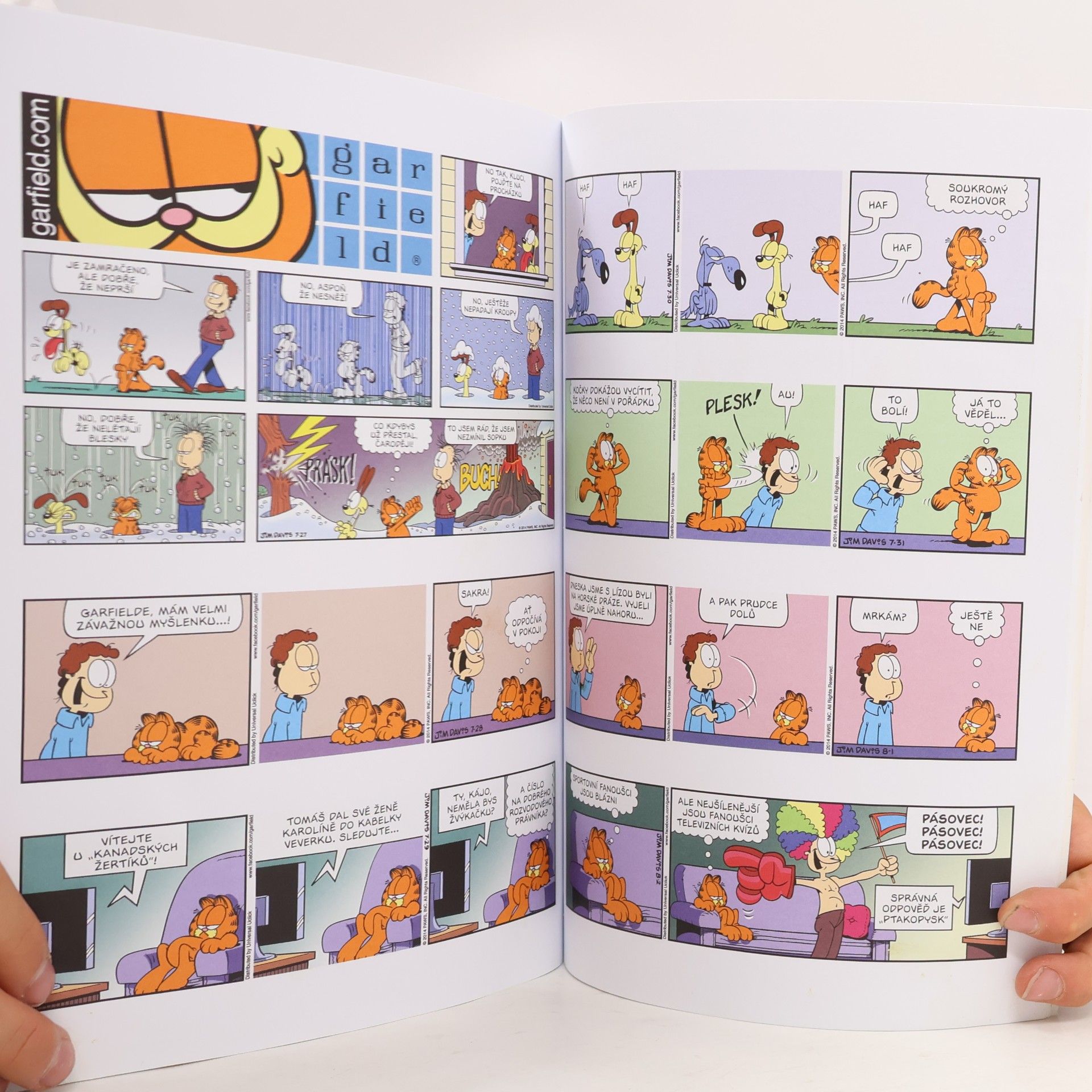 Jim Davis Garfield Garfield břichomluvec (č. 60)