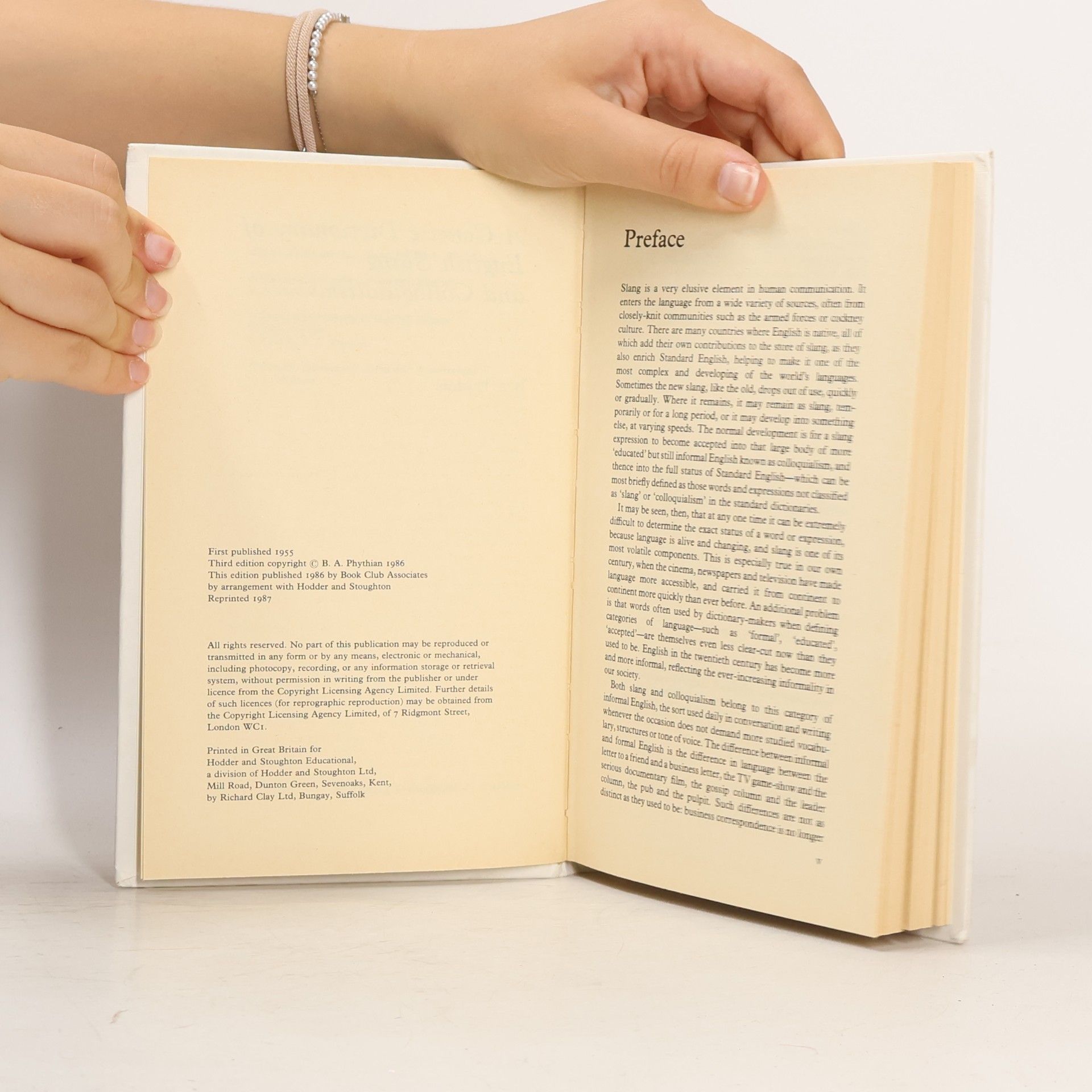 B. A. Phythian A Concise Dictionary of English Slang