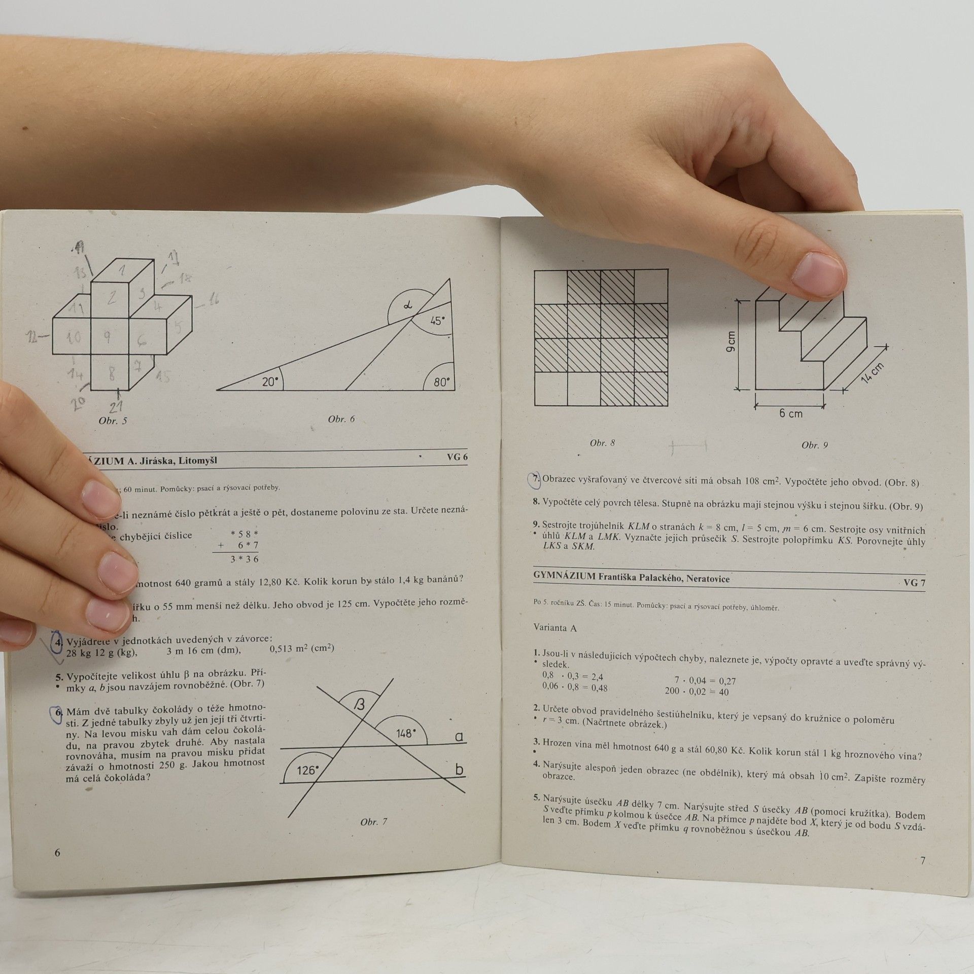 A. Sivošová Testy z matematiky : originální zadání přijímacích zkoušek z víceletých gymnázií : doplněno úlohami k opakování