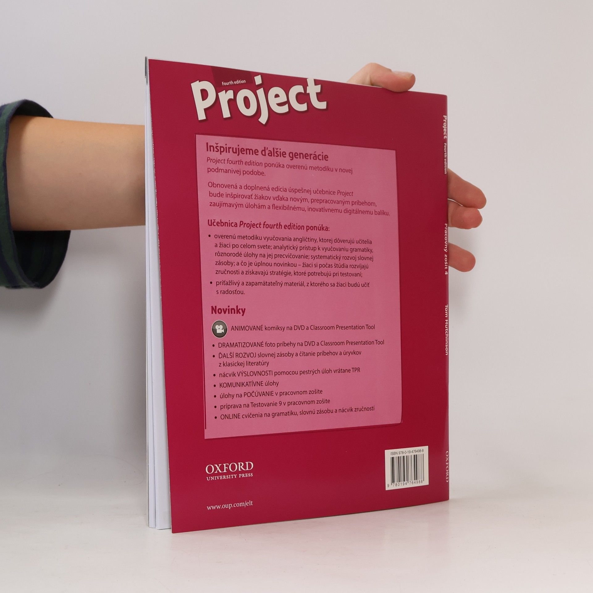 Tom Hutchinson Project 4 - Pracovný zošit
