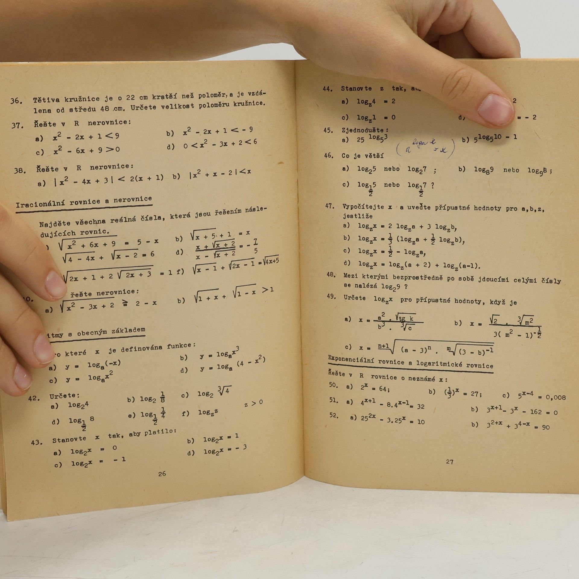 Auteurscollectief Požadavky z matematiky pro přijímací zkoušky na vysokých školách technických