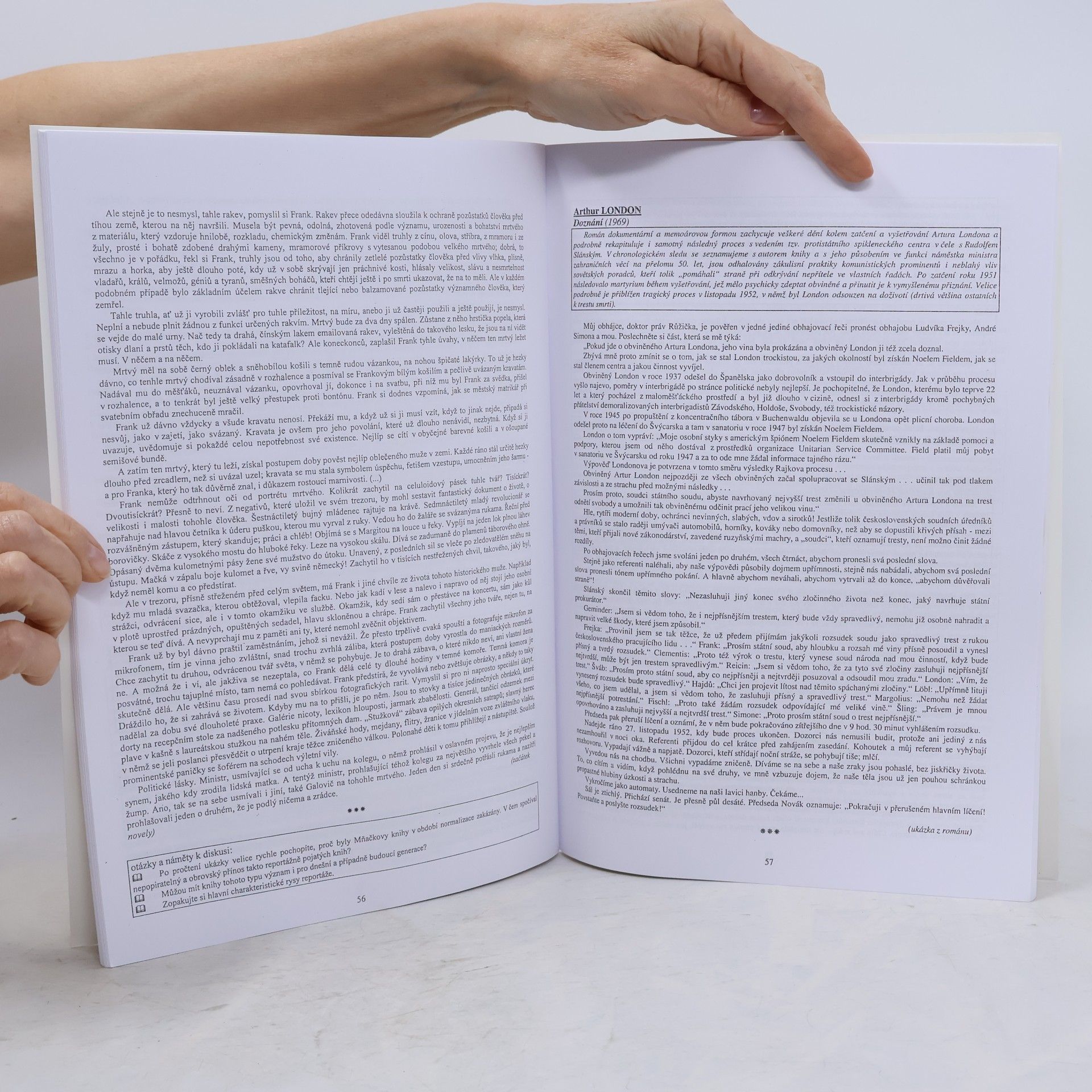 Vladimír Prokop Čítanka k přehledu české literatury 20. století