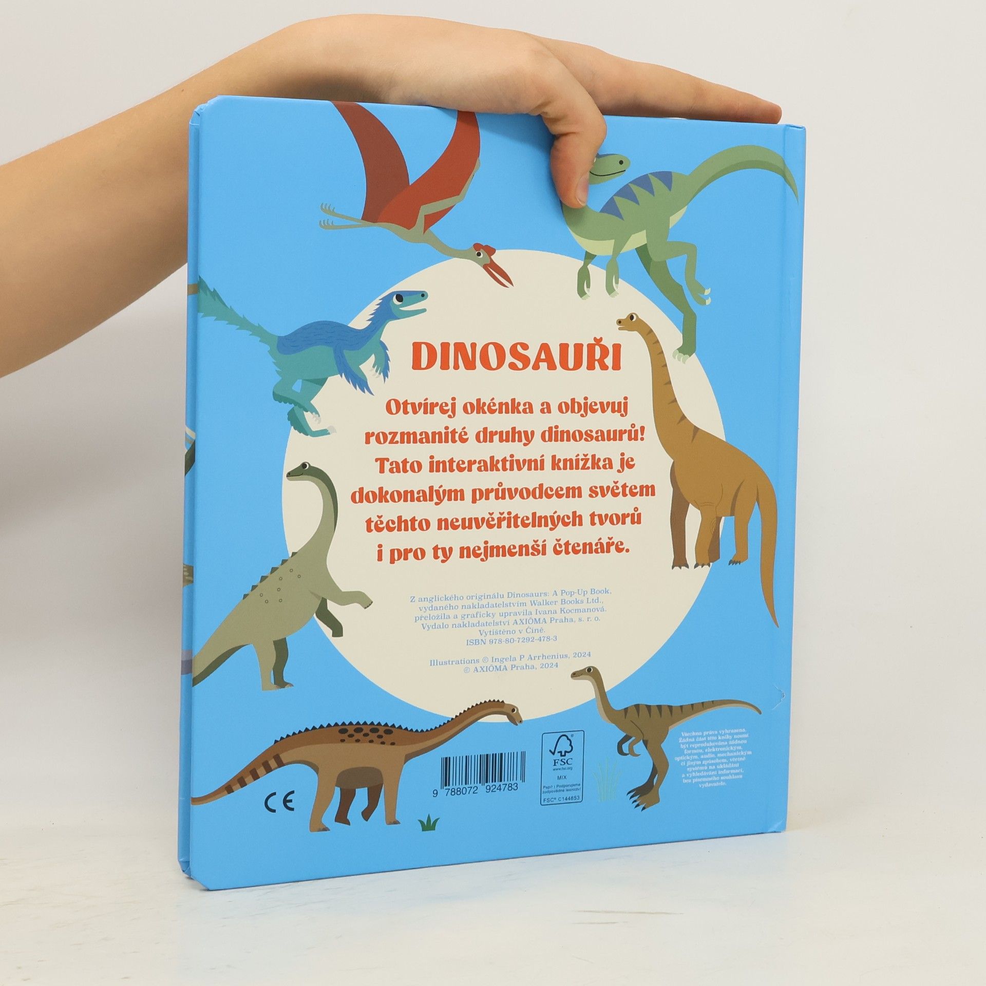 Ingela Peterson Arrhenius Dinosauři : moje první encyklopedie dinosaurů