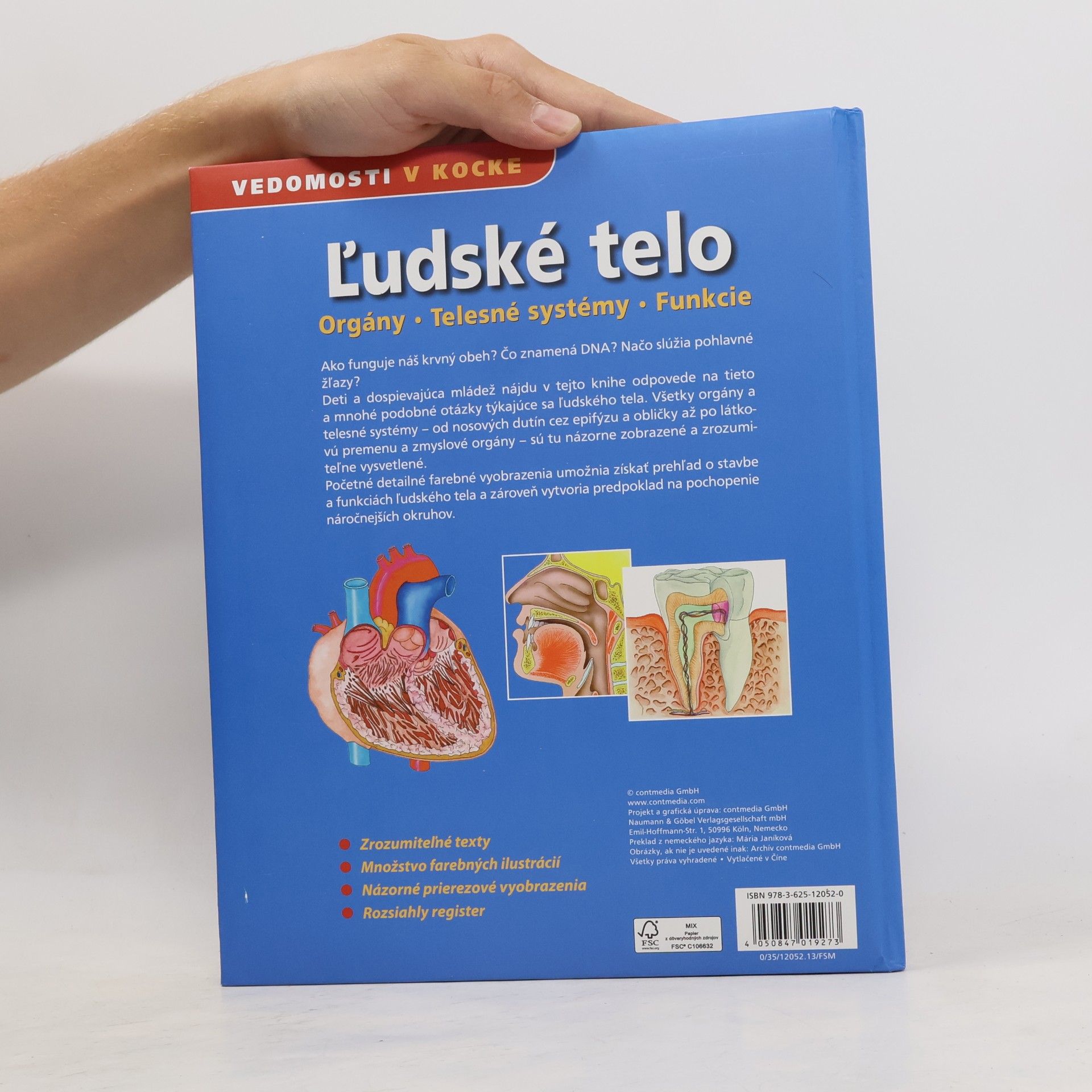 Various authors Ľudské telo. Orgány, telesné systémy, funkcie