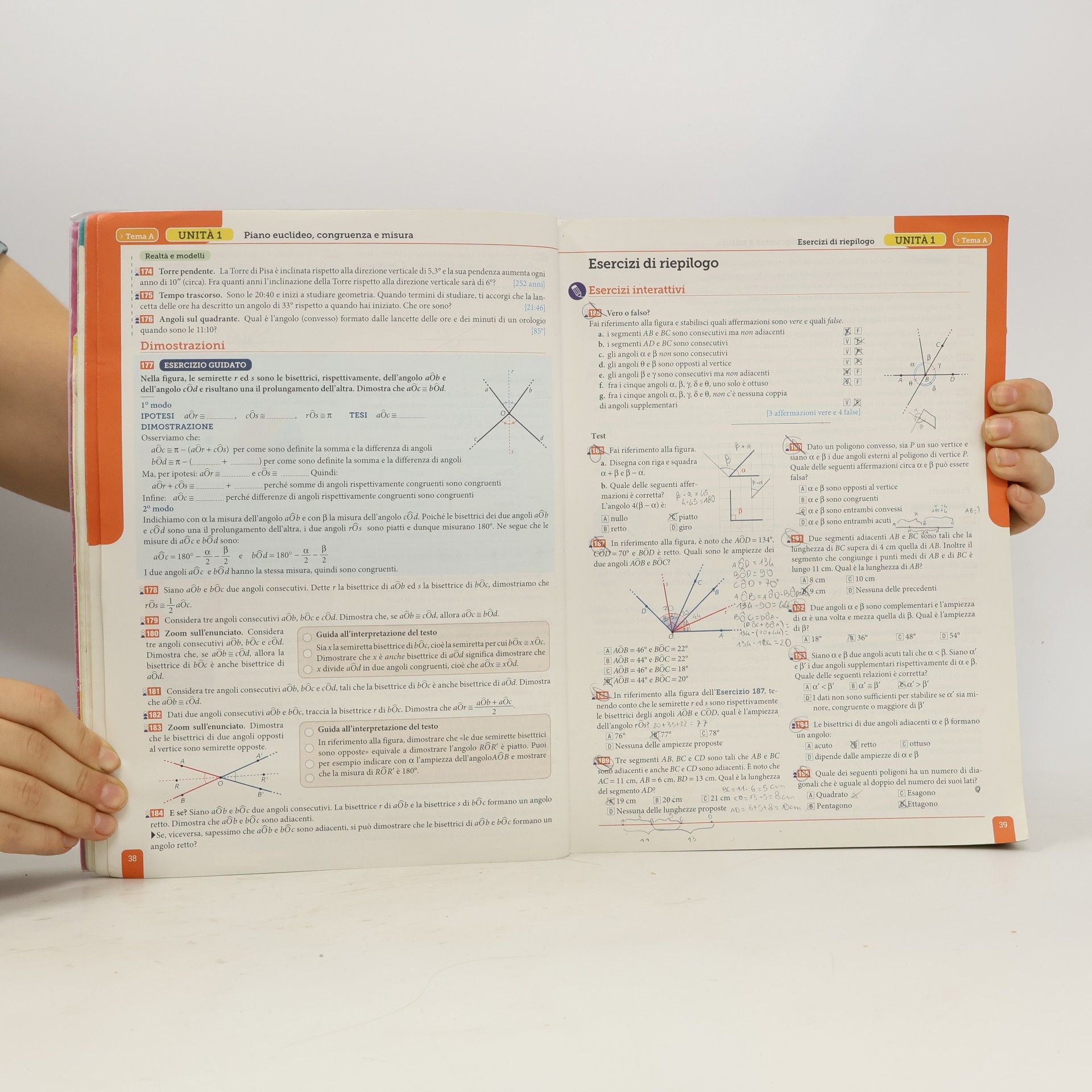 Leonardo Sasso Tutti i colori della Matematica: Geometria