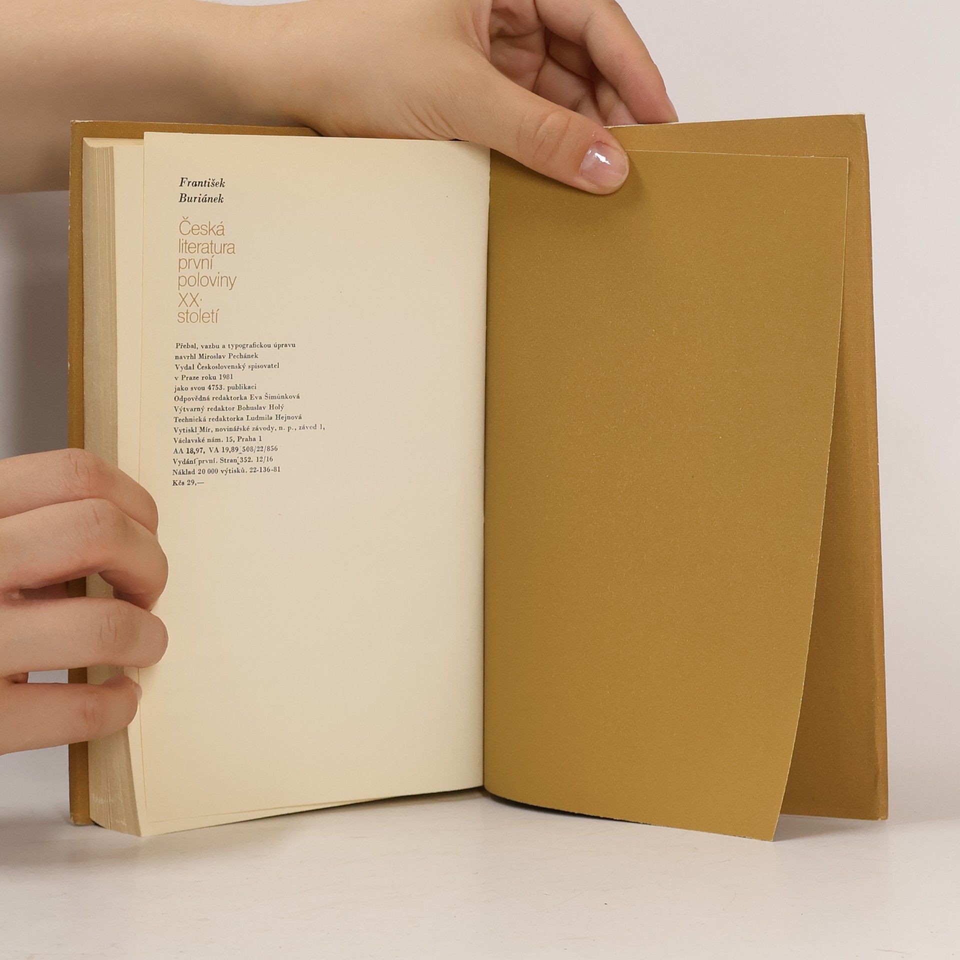 František Buriánek Česká literatura první poloviny XX. století