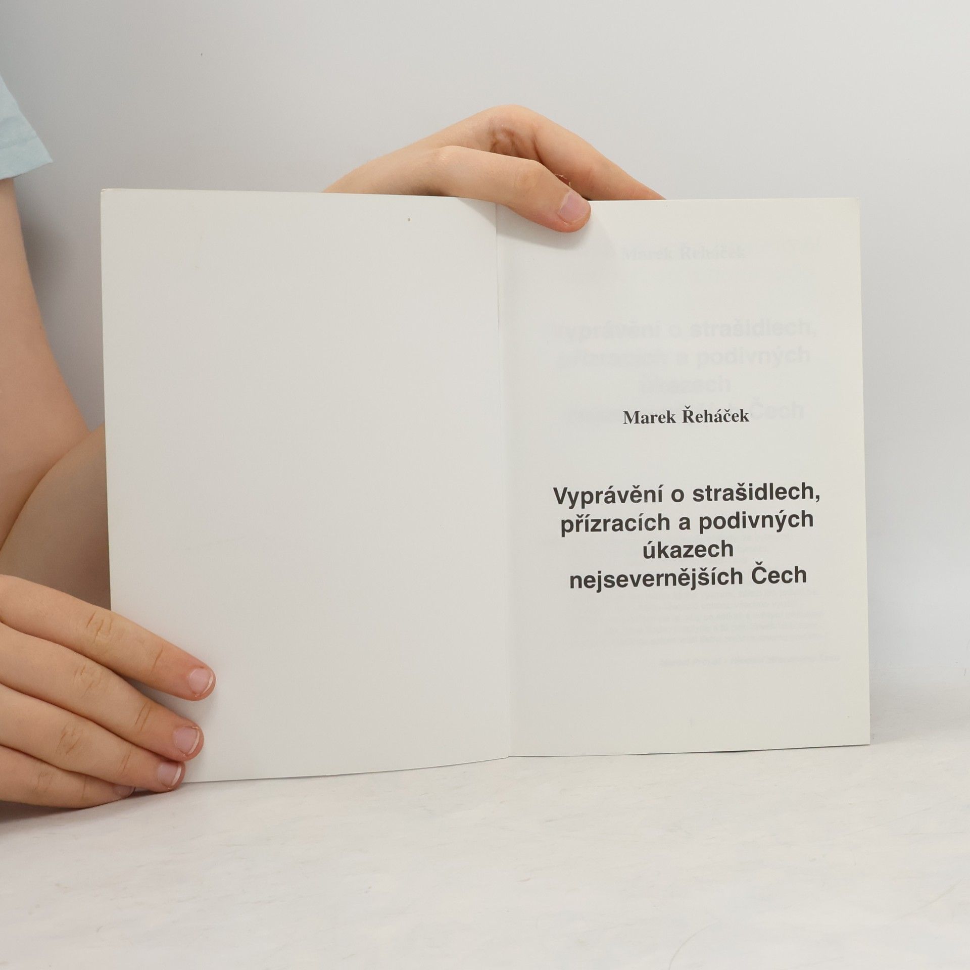 Marek Řeháček Vyprávění o strašidlech, přízracích a podivných úkazech nejsevernějších Čech