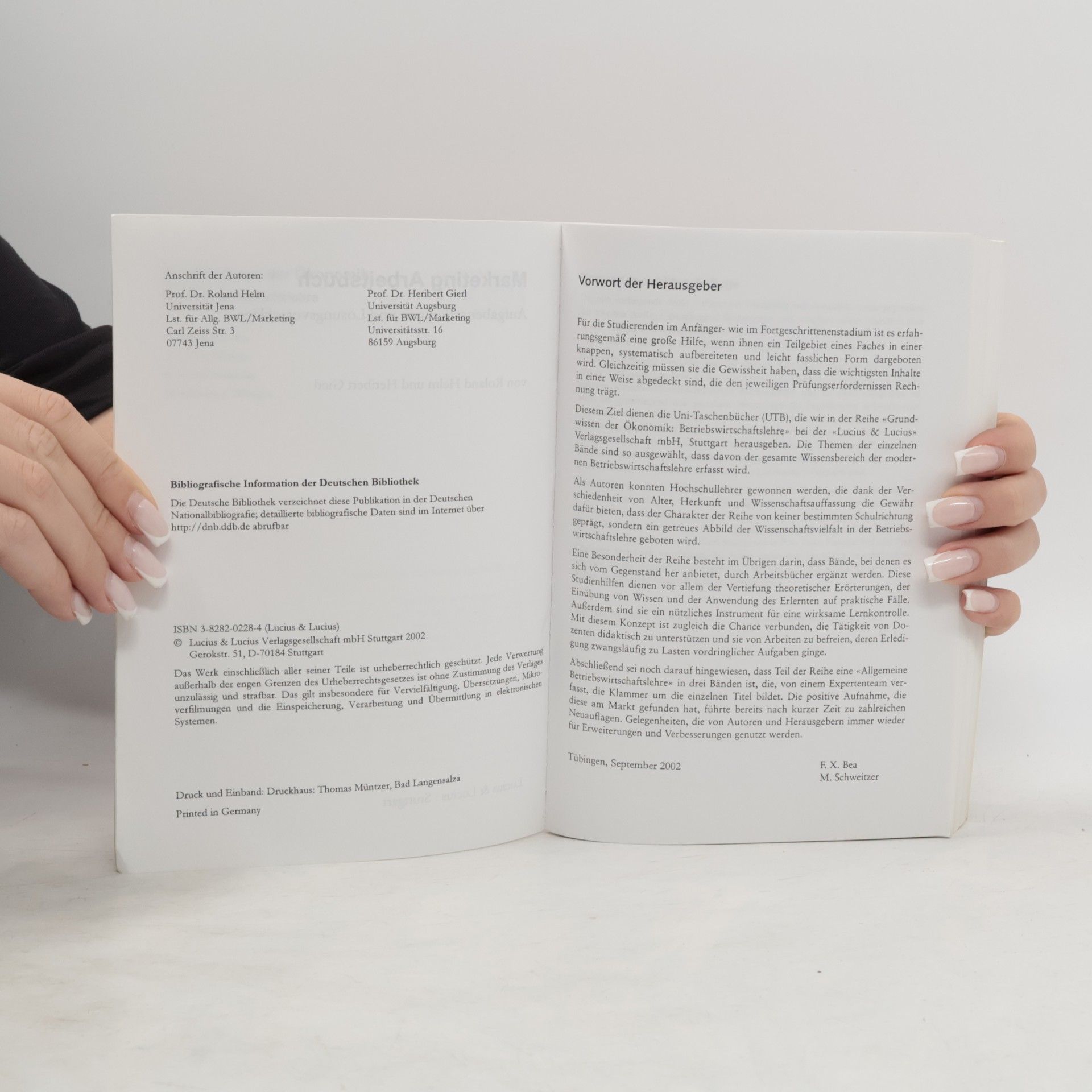 Andreas Böhme Marketing Arbeitsbuch für die Prüfungsvorbereitung. 3. Auflage