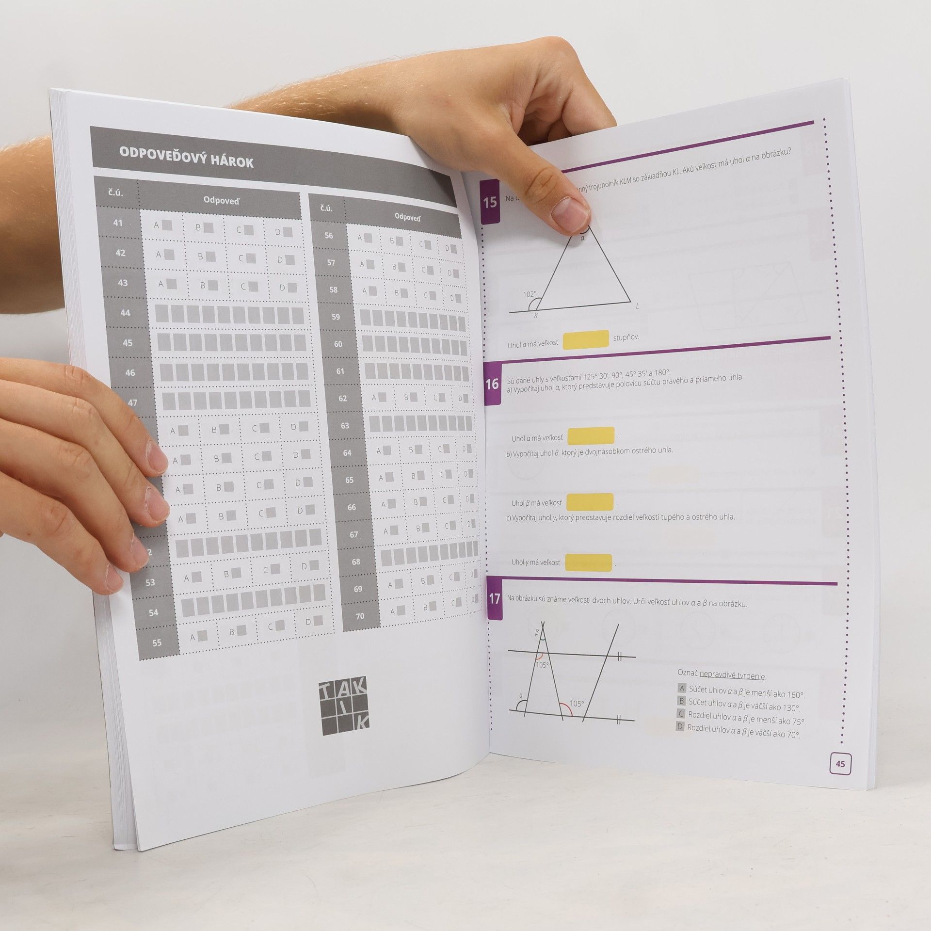 AA.VV. Přijímačky Matematika: Příprava na jednotné přijímací řízení