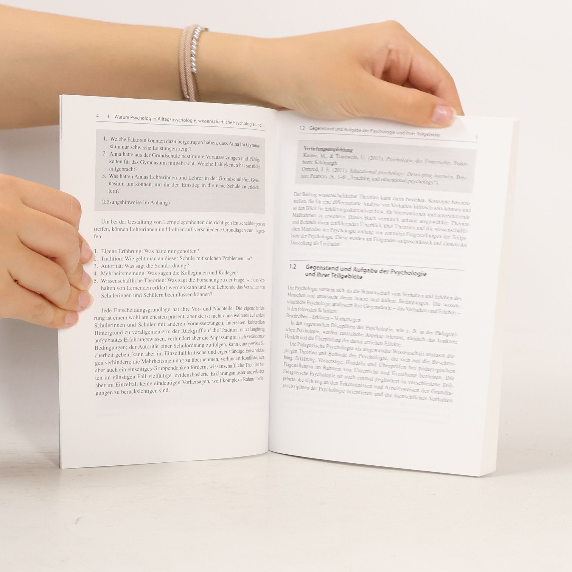 Margarete Imhof Basiswissen Psychologie: Psychologie für Lehramtsstudierende - 5. Auflage