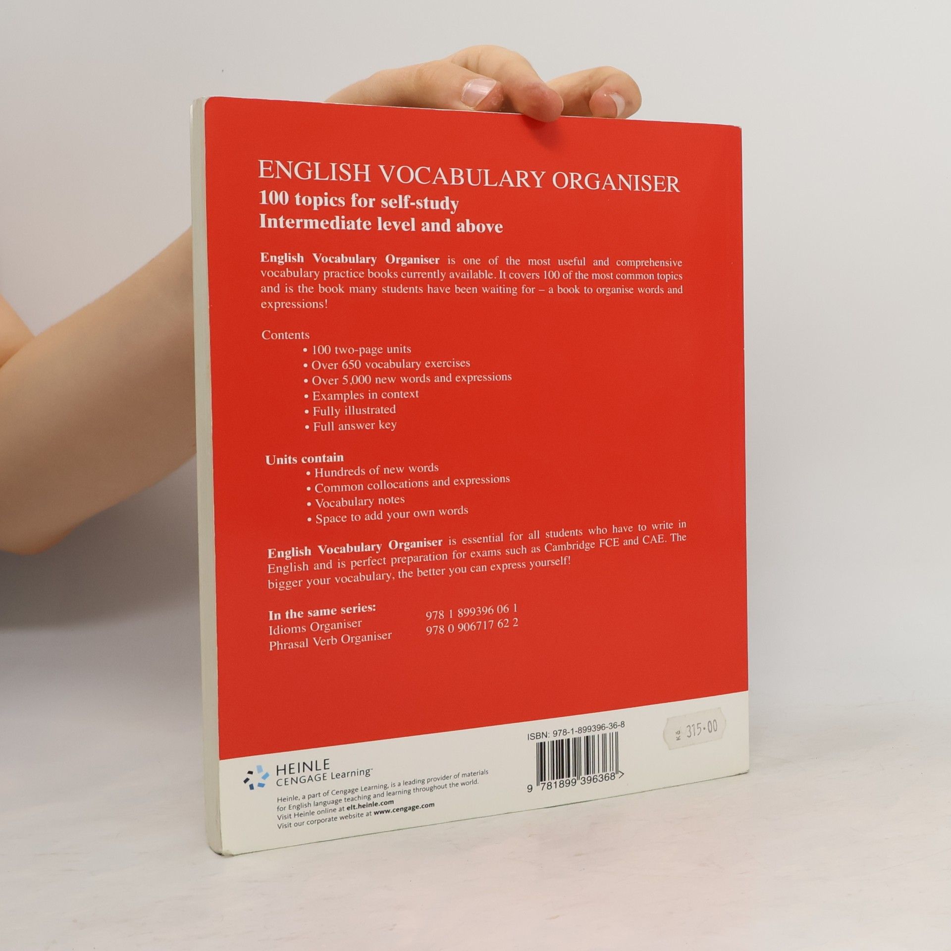 Chris Gough English vocabulary organiser : 100 topics for self-study
