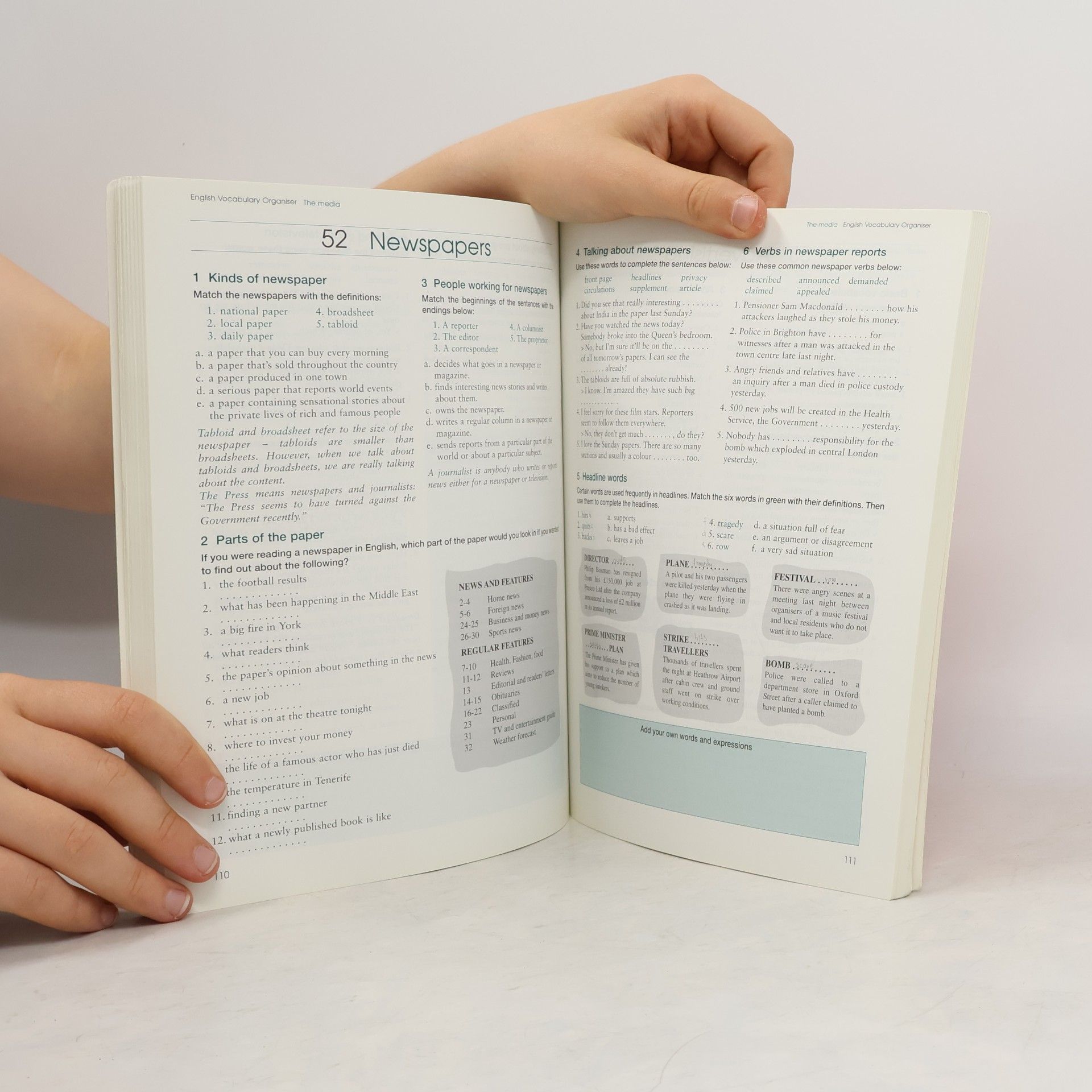 Chris Gough English vocabulary organiser : 100 topics for self-study