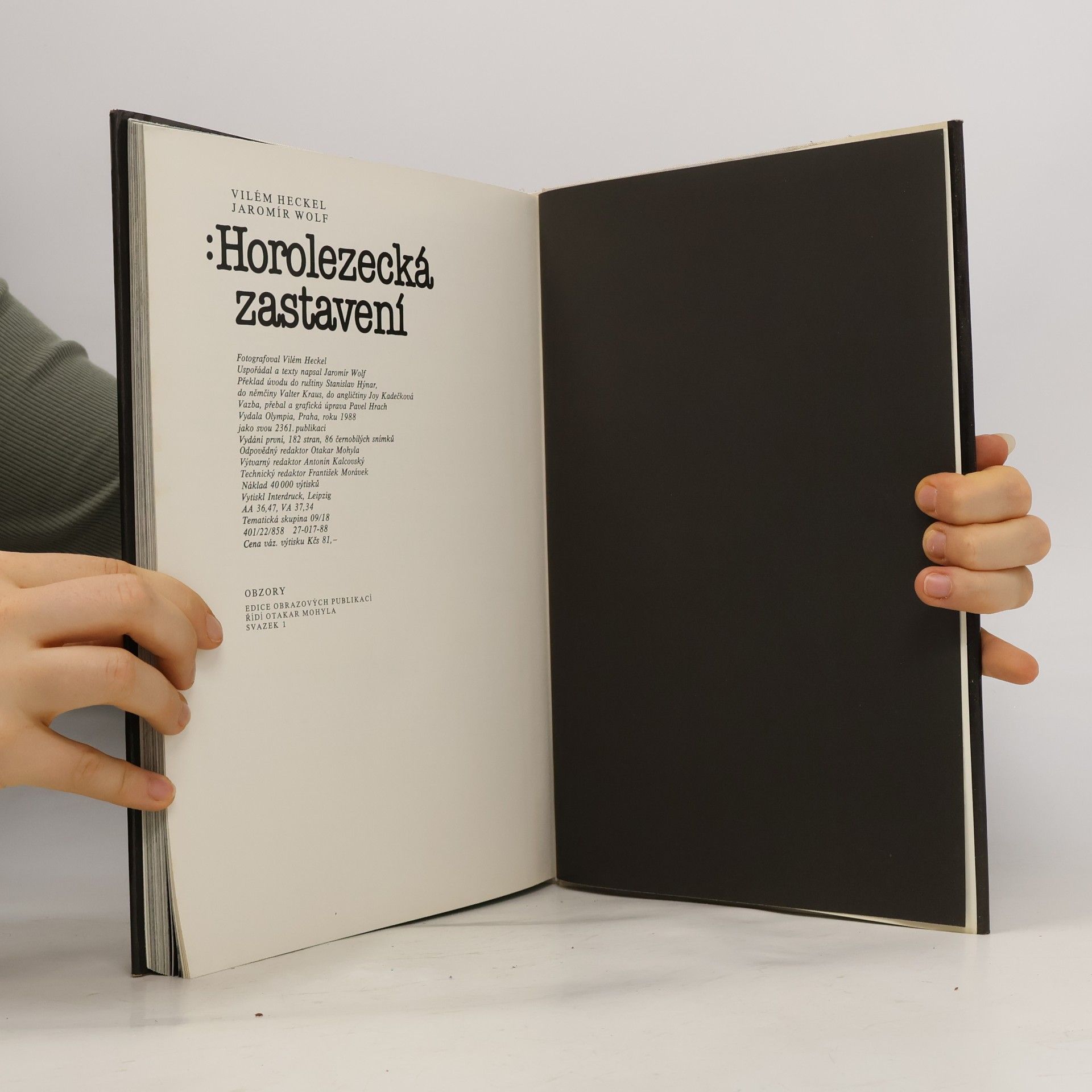 Vilém Heckel Horolezecká zastavení