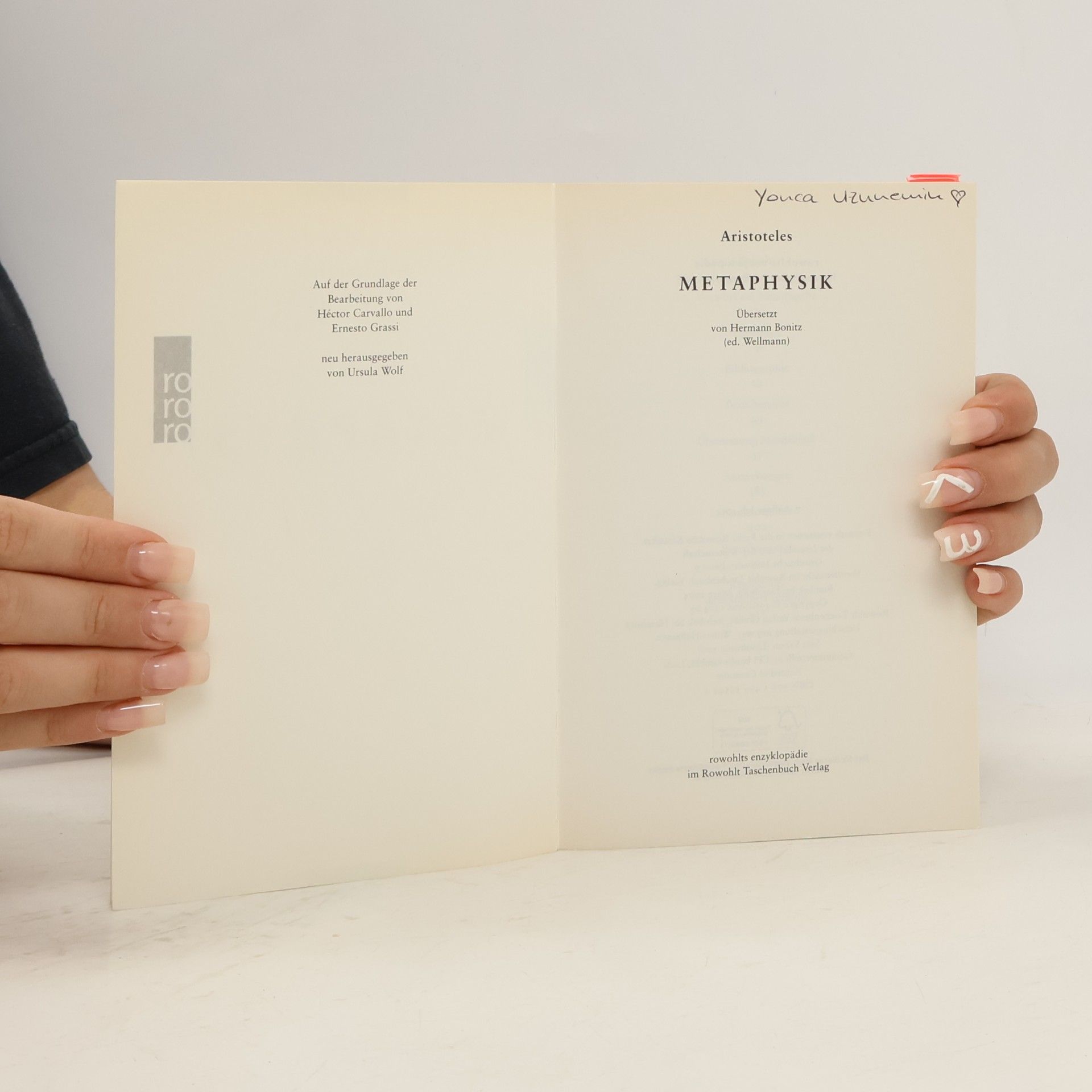 Aristotelés Metaphysik