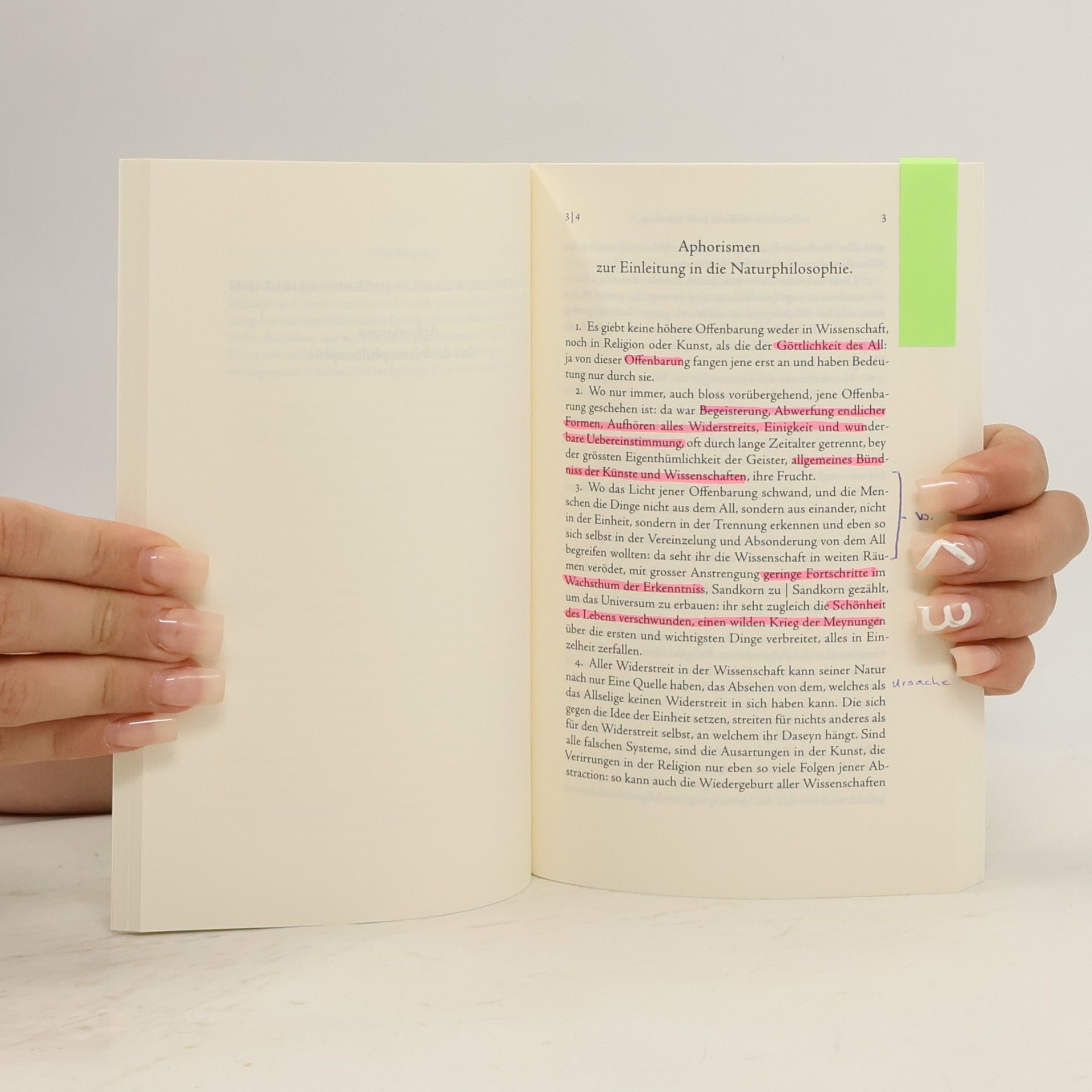 Fabian Mauch Philosophische Bibliothek - 713: Aphorismen über die Naturphilosophie
