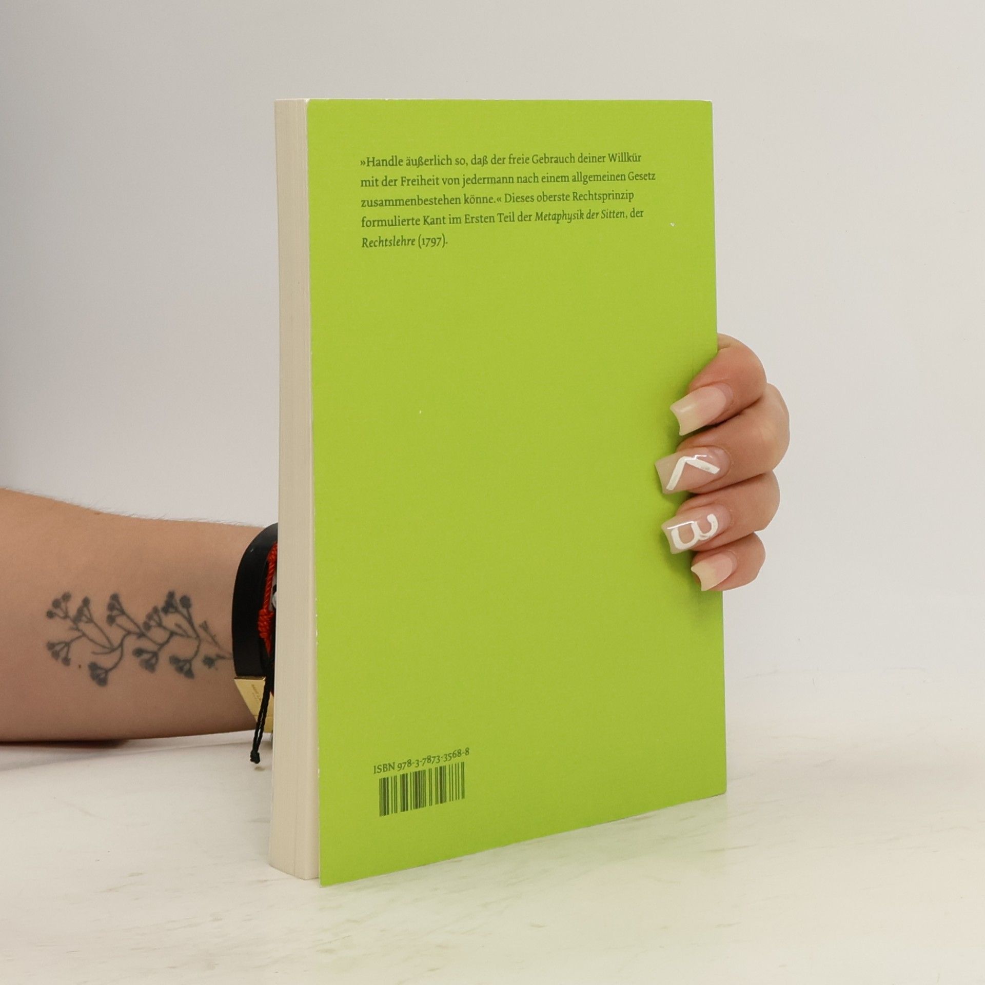 Immanuel Kant Philosophische Bibliothek: Metaphysische Anfangsgründe der Rechtslehre