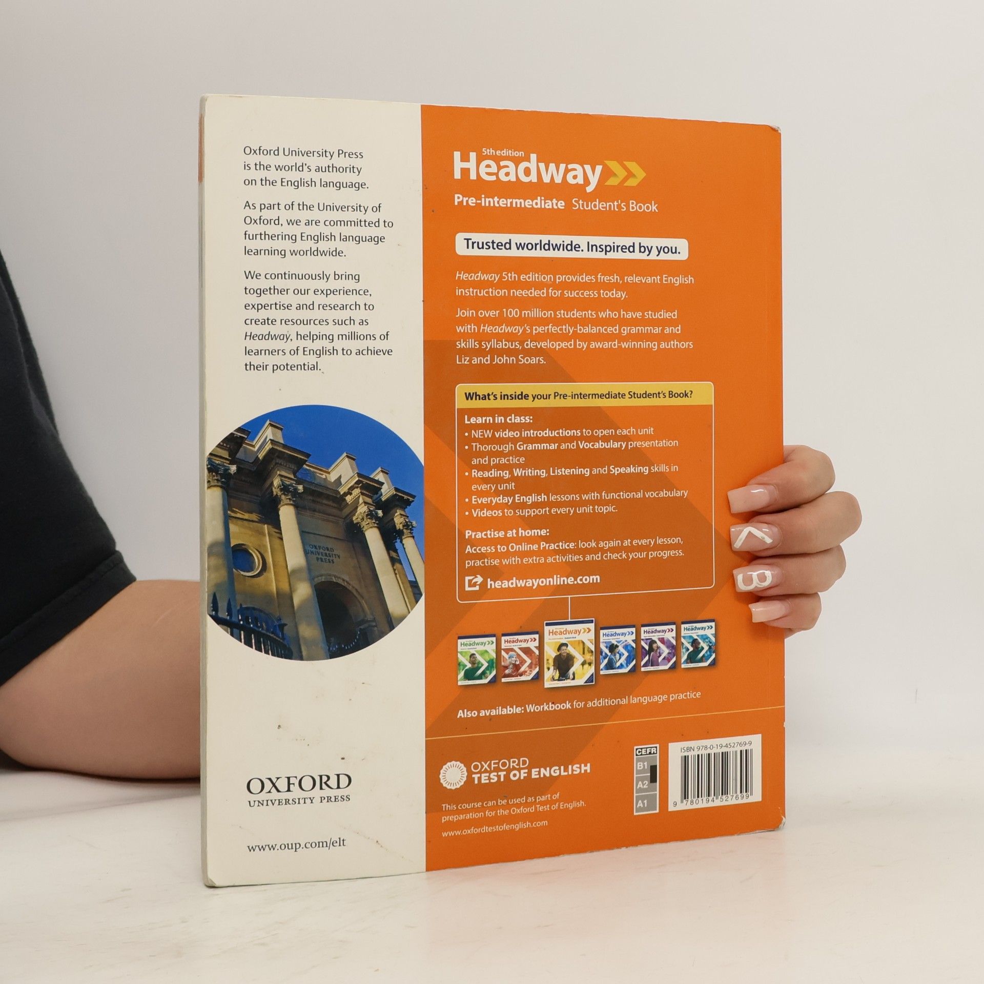 Liz Soars Headway : pre-intermediate : student's book